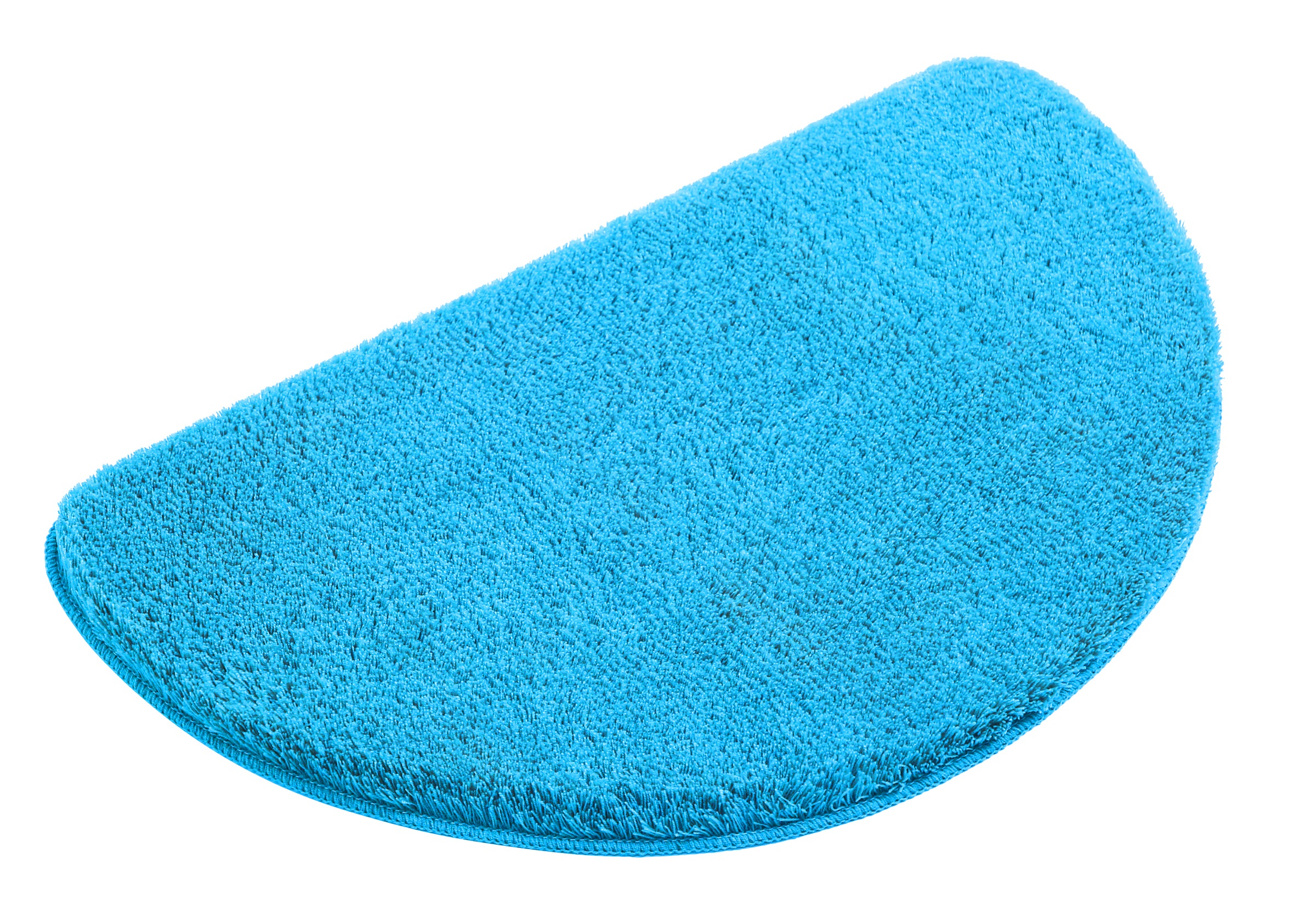 my home Badematte »Merida, Badvorleger, Badezimmer Teppich«, rutschhemmend beschichtet, fussbodenheizungsgeeignet-schnell trocknend-strapazierfähig, Badteppich, Uni Farben, rechteckig, rund & als 2-tlg. Set erhältlich
