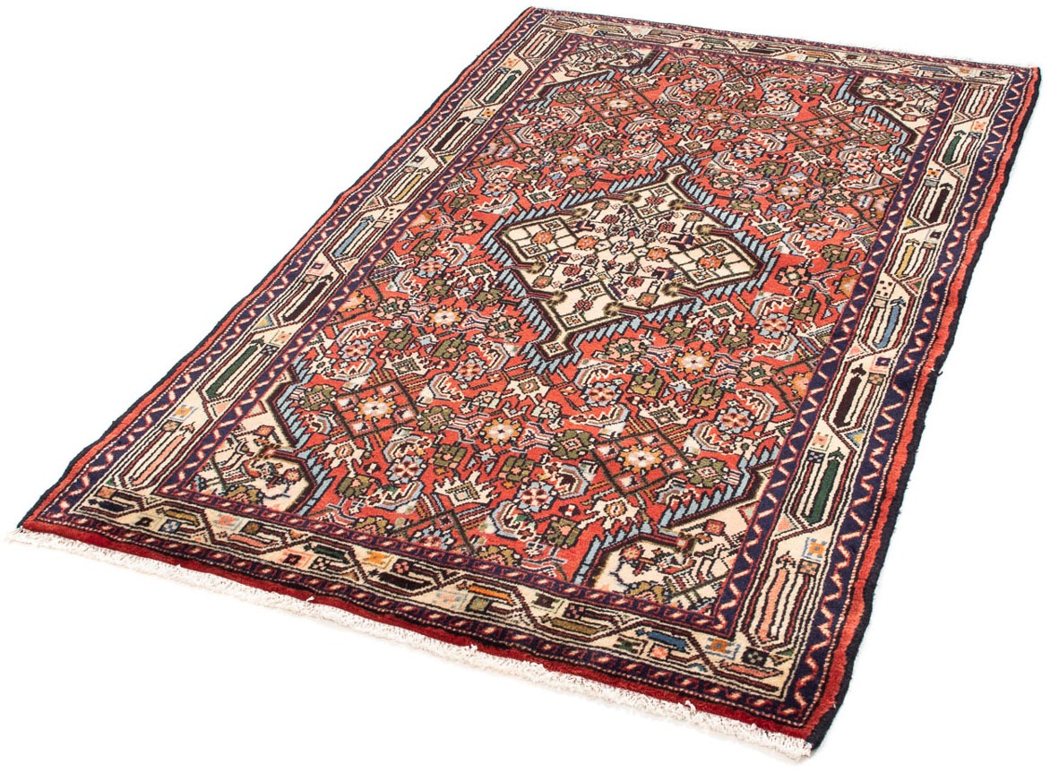 Image of morgenland Orientteppich »Perser - Nomadic - 160 x 103 cm - rot«, rechteckig, 10 mm Höhe, Wohnzimmer, Handgeknüpft, Einzelstück mit Zertifikat bei Ackermann Versand Schweiz