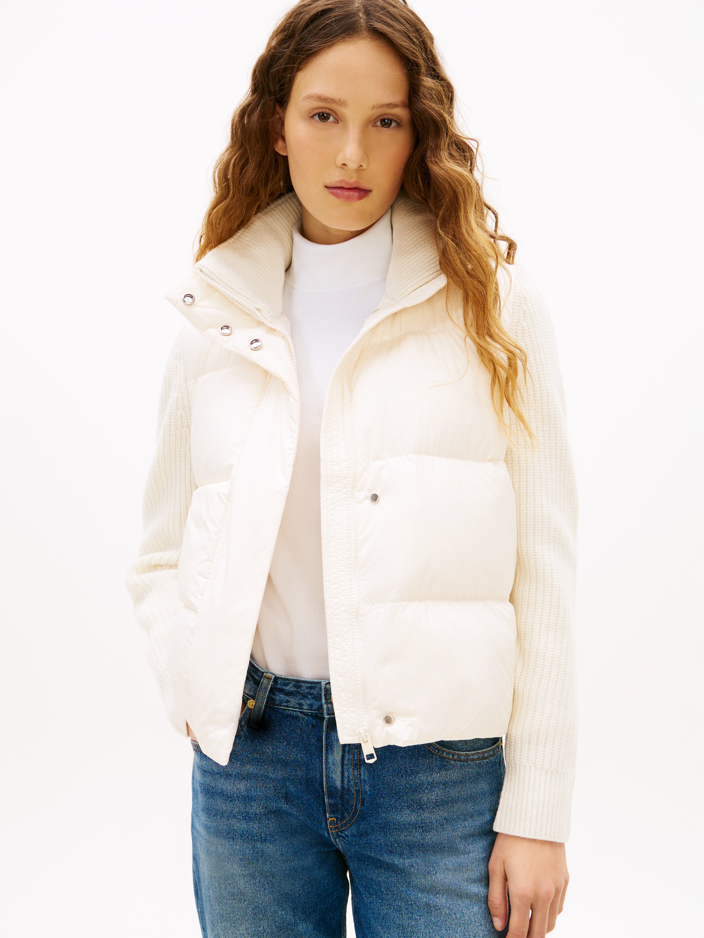 Image of Tommy Hilfiger Steppjacke "MODERN DOWN KNIT MIX REG JACKET"
