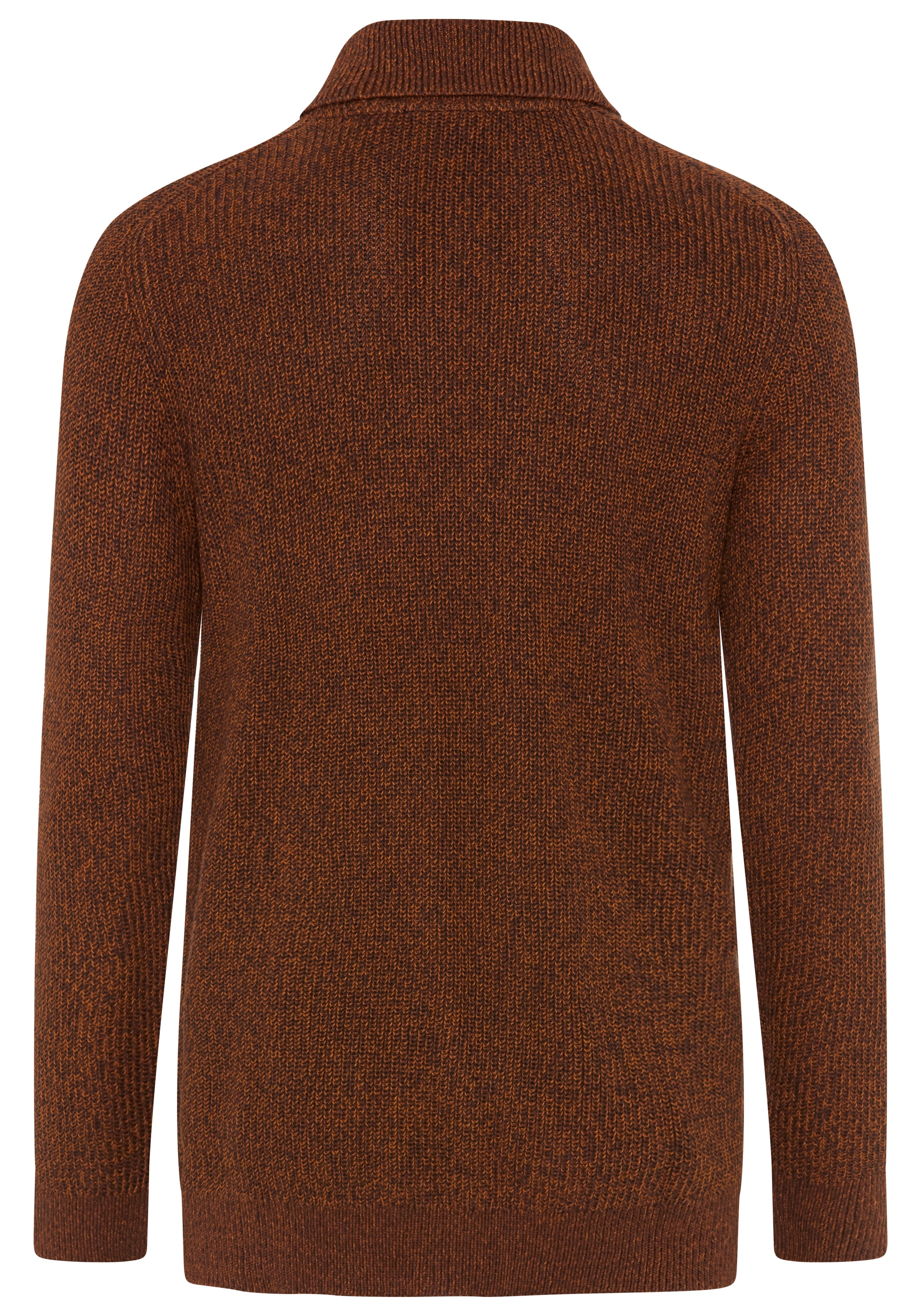 Man's World Pull à col roulé »Neue Kollektion! Melange Effektgarn« manches longues avec manches raglan, en coton, col roulé