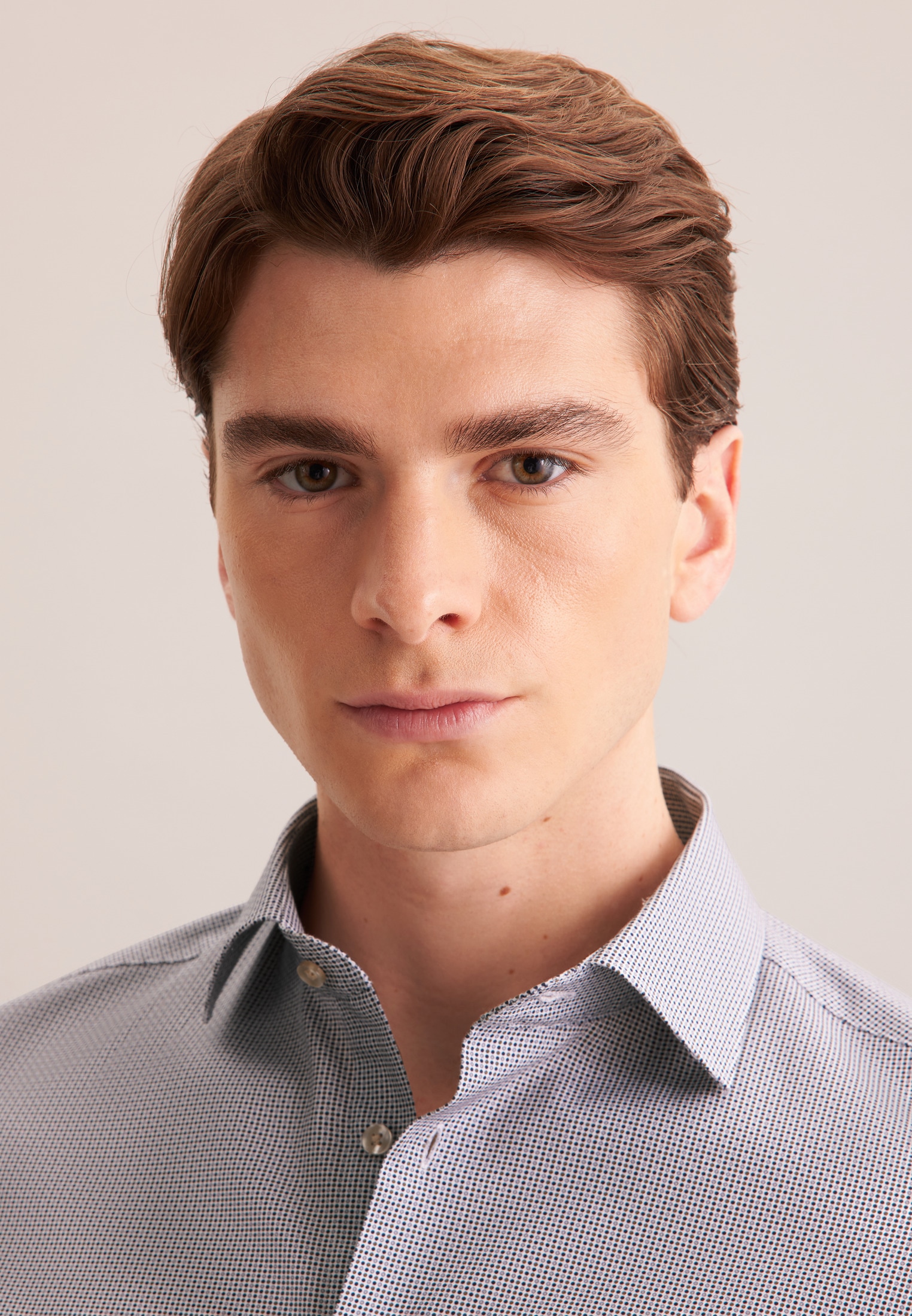 seidensticker Businesshemd »Schwarze Rose« Shaped 1/1 Kentkragen Druck