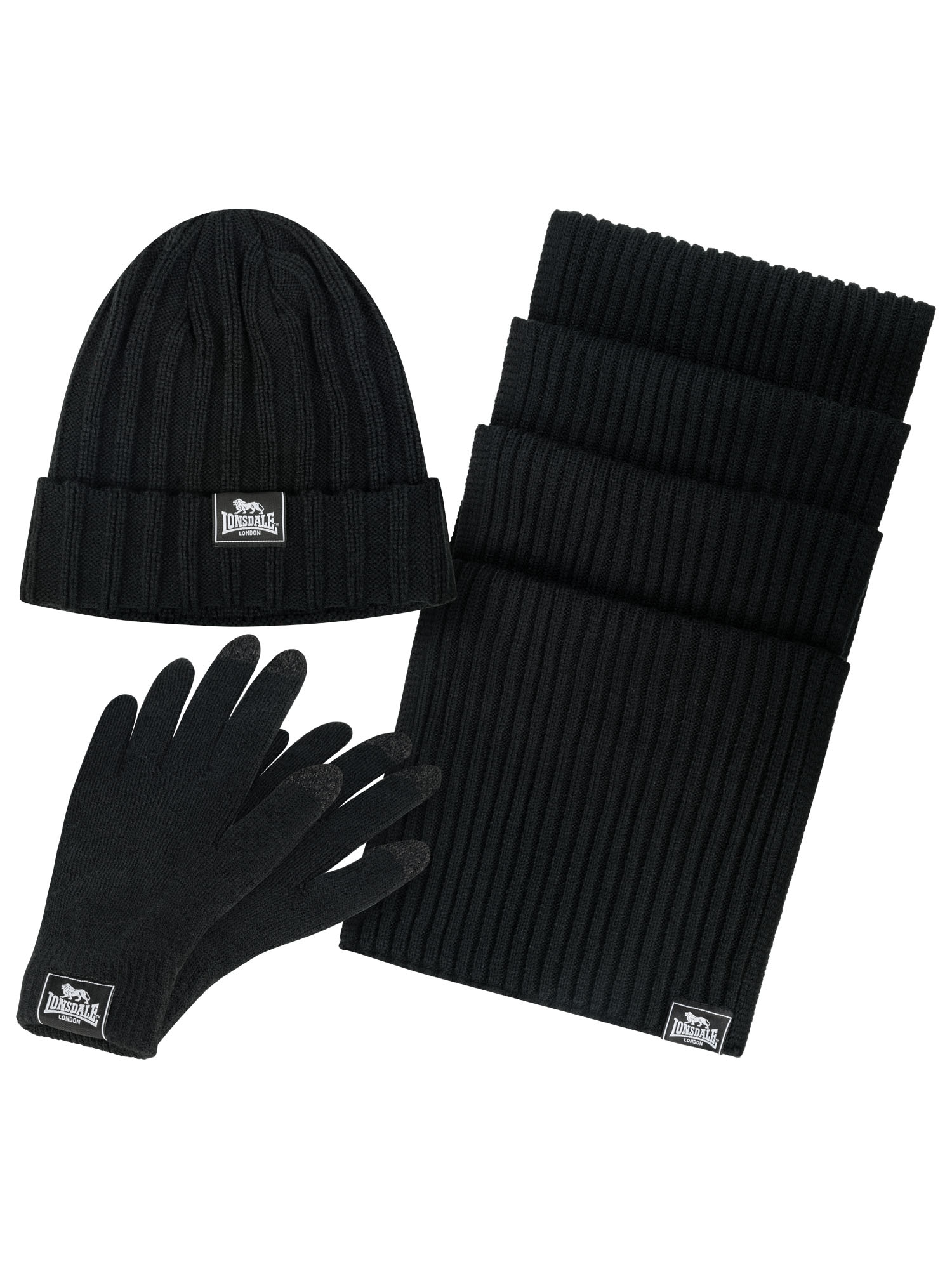 Image of Lonsdale Beanie "ACOMB" 3 Stk.