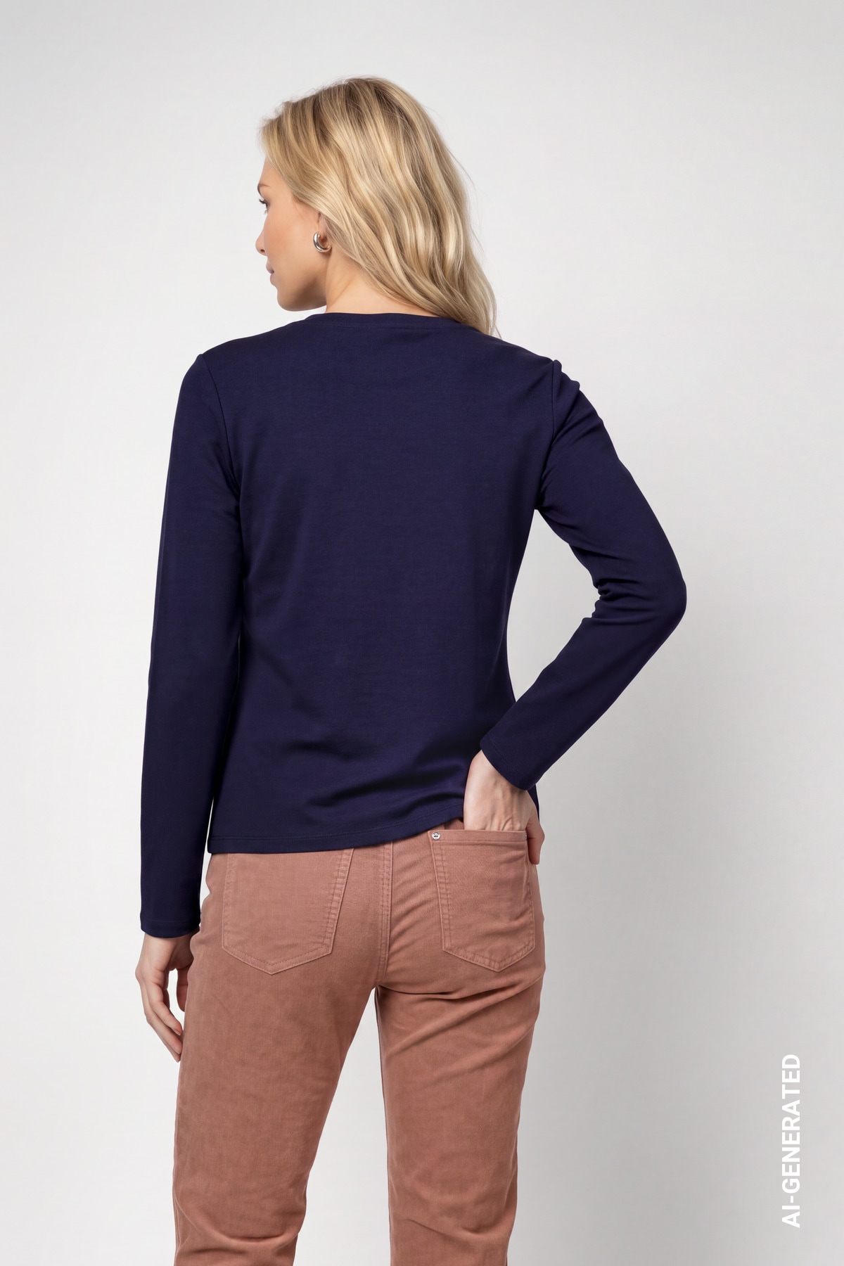 Monari Langarmshirt Regular fit mit Rundhalsausschnitt
