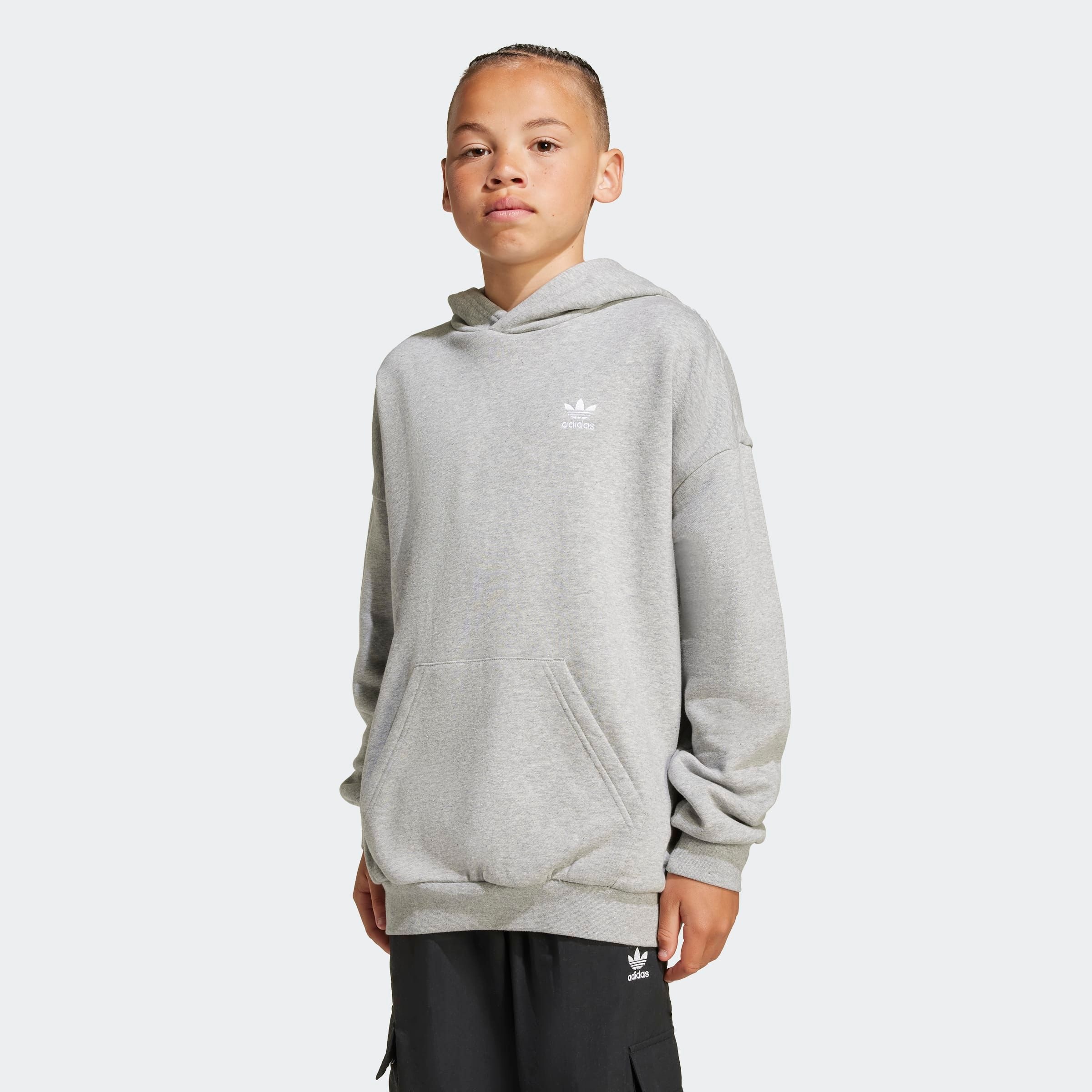 adidas Originals Kapuzensweatshirt »KIDS FLEECE-HOODIE, LOCKER GESCHNITTEN«
