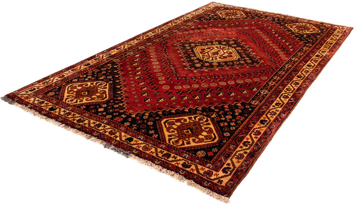 Image of morgenland Orientteppich »Perser - Nomadic - 290 x 173 cm - dunkelrot«, rechteckig, 10 mm Höhe, Wohnzimmer, Handgeknüpft, Einzelstück mit Zertifikat bei Ackermann Versand Schweiz