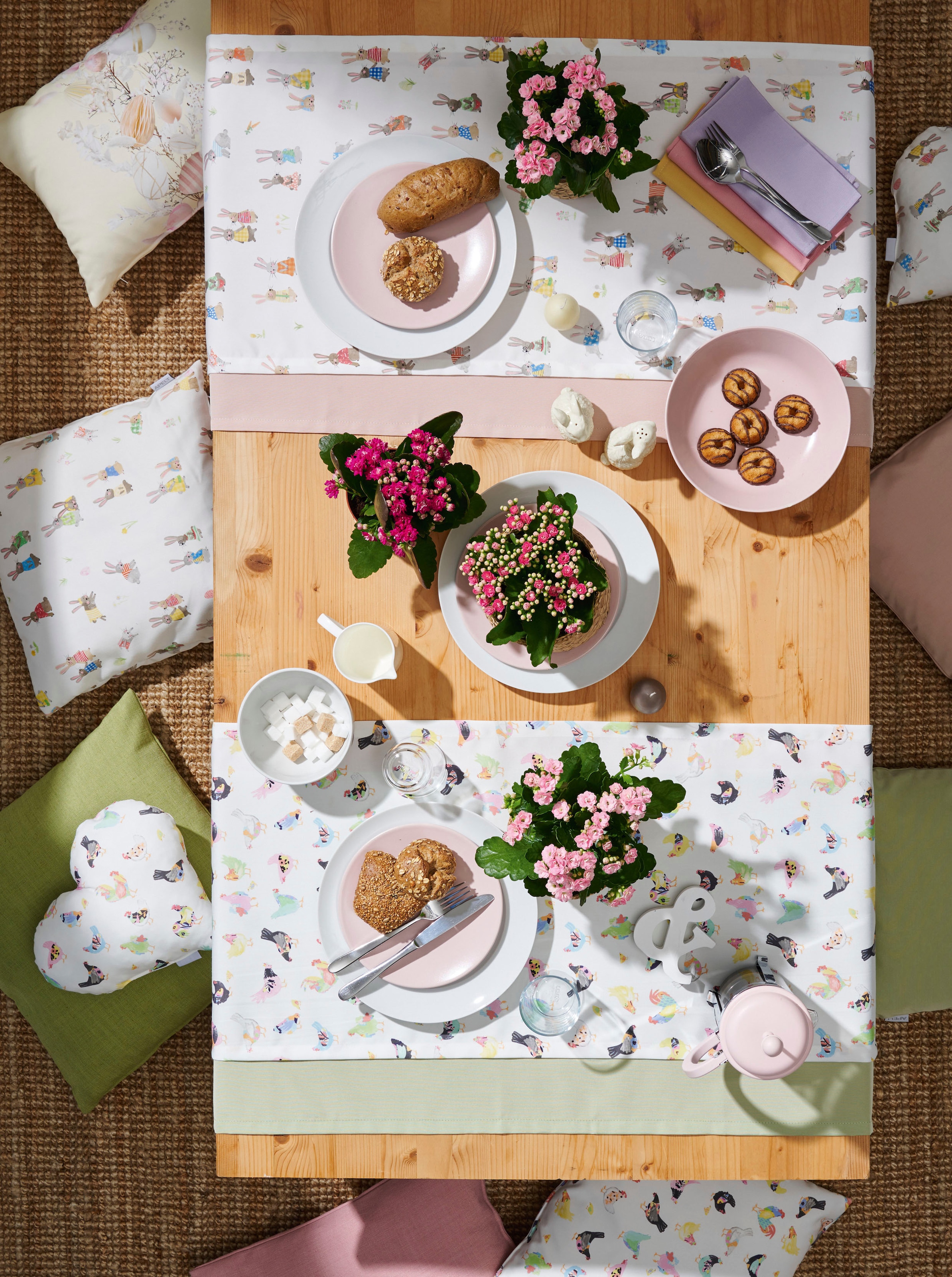 APELT Ruban de table »6501 HAPPY EASTER, Osterdeko, Ostern« impression numérique