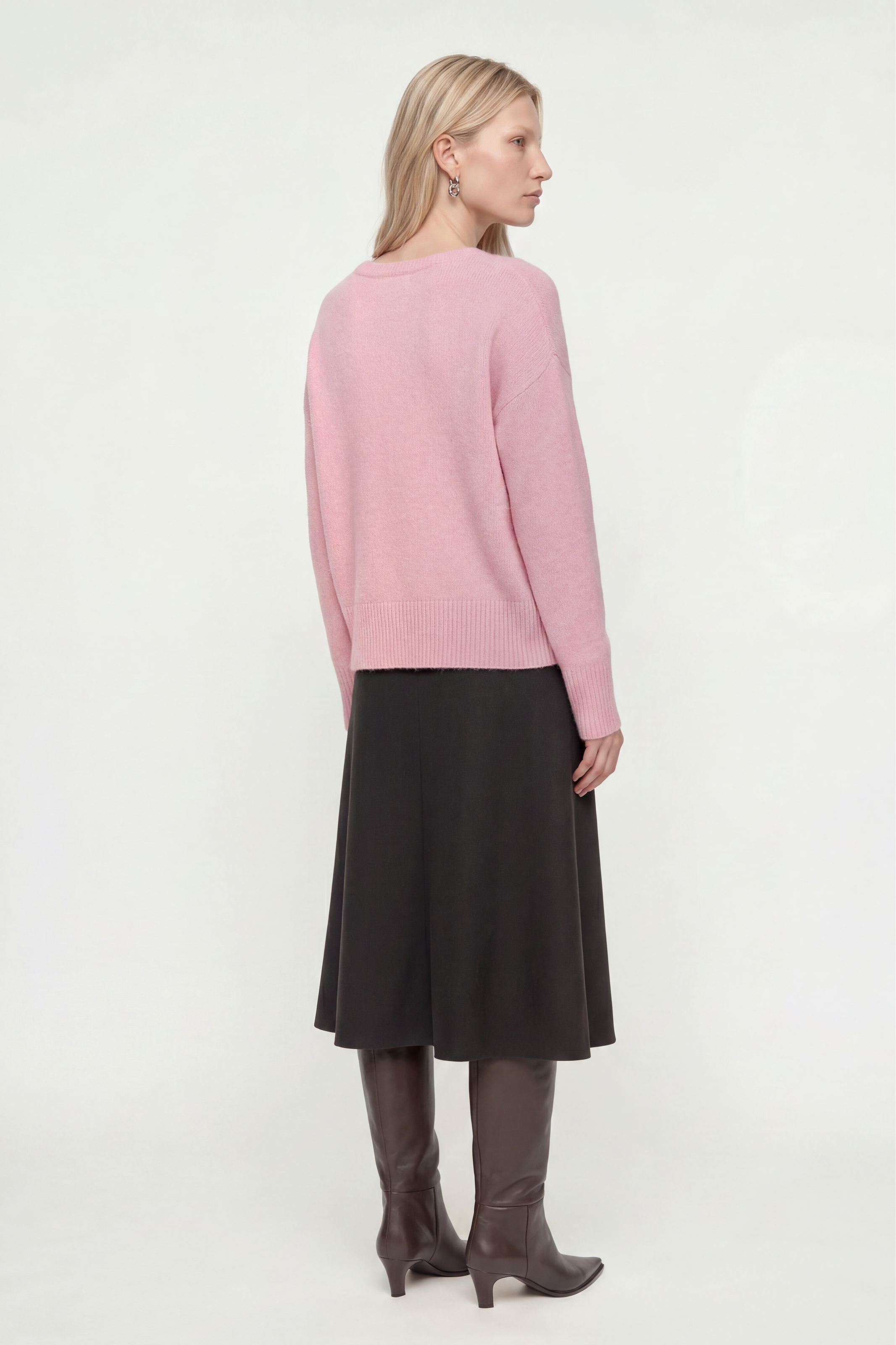 RICHROYAL Pull en tricot Coupe régulière avec col rond
