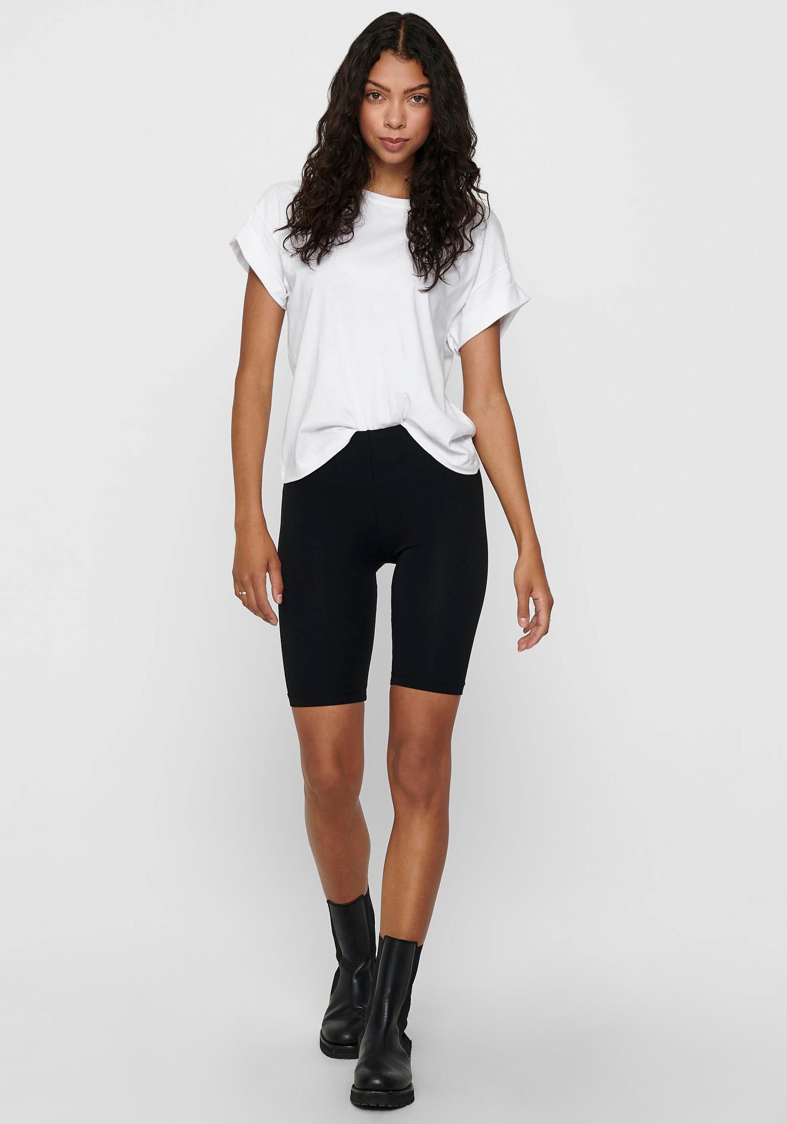 ONLY Radlerhose »ONLLIVE LOVE CITY SHORTS 2PACK NOOS«, (2er-Pack)