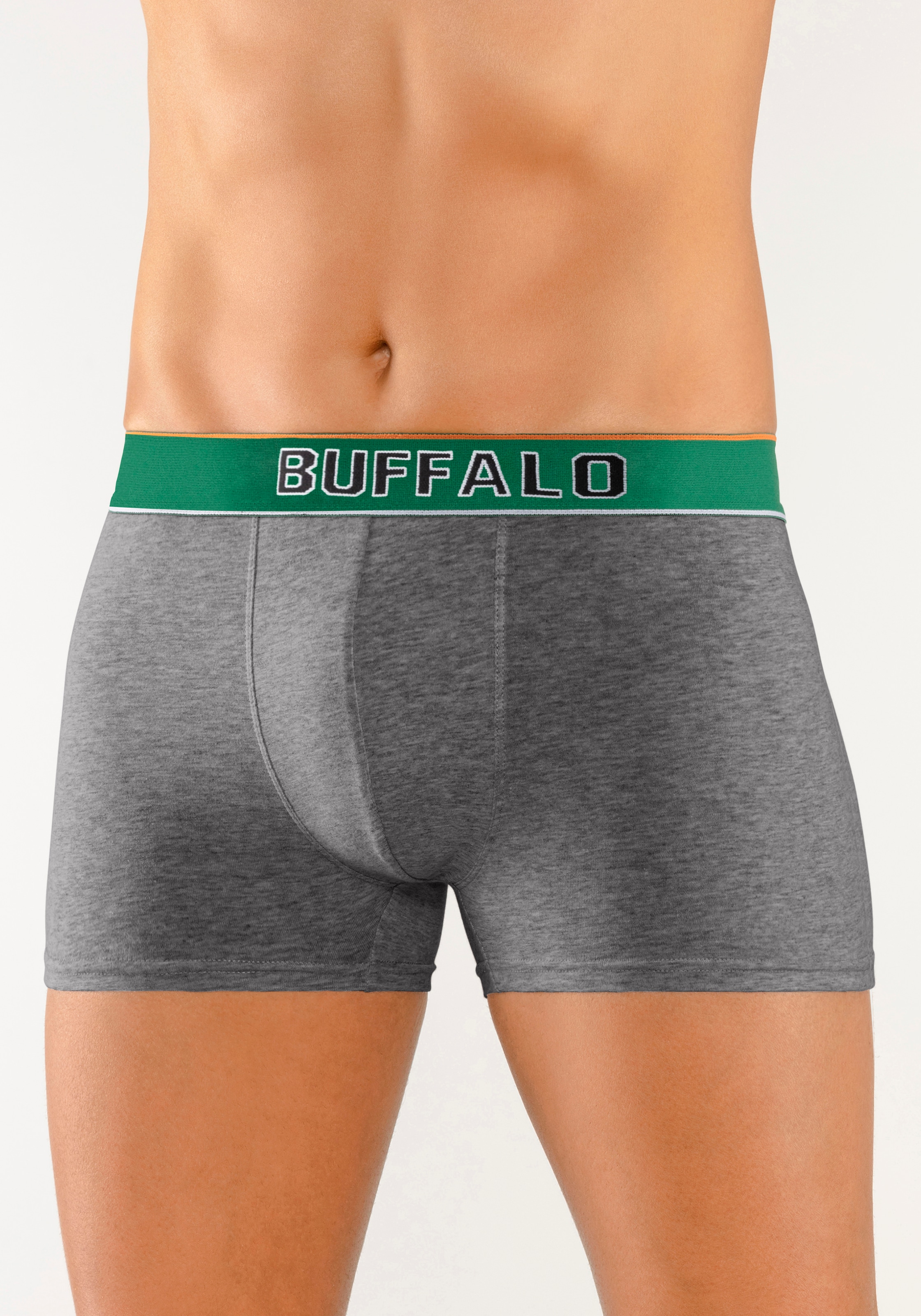 Buffalo Boxer »Boxershorts für Herren«, (Packung, 3 St.), aus Baumwoll-Mix