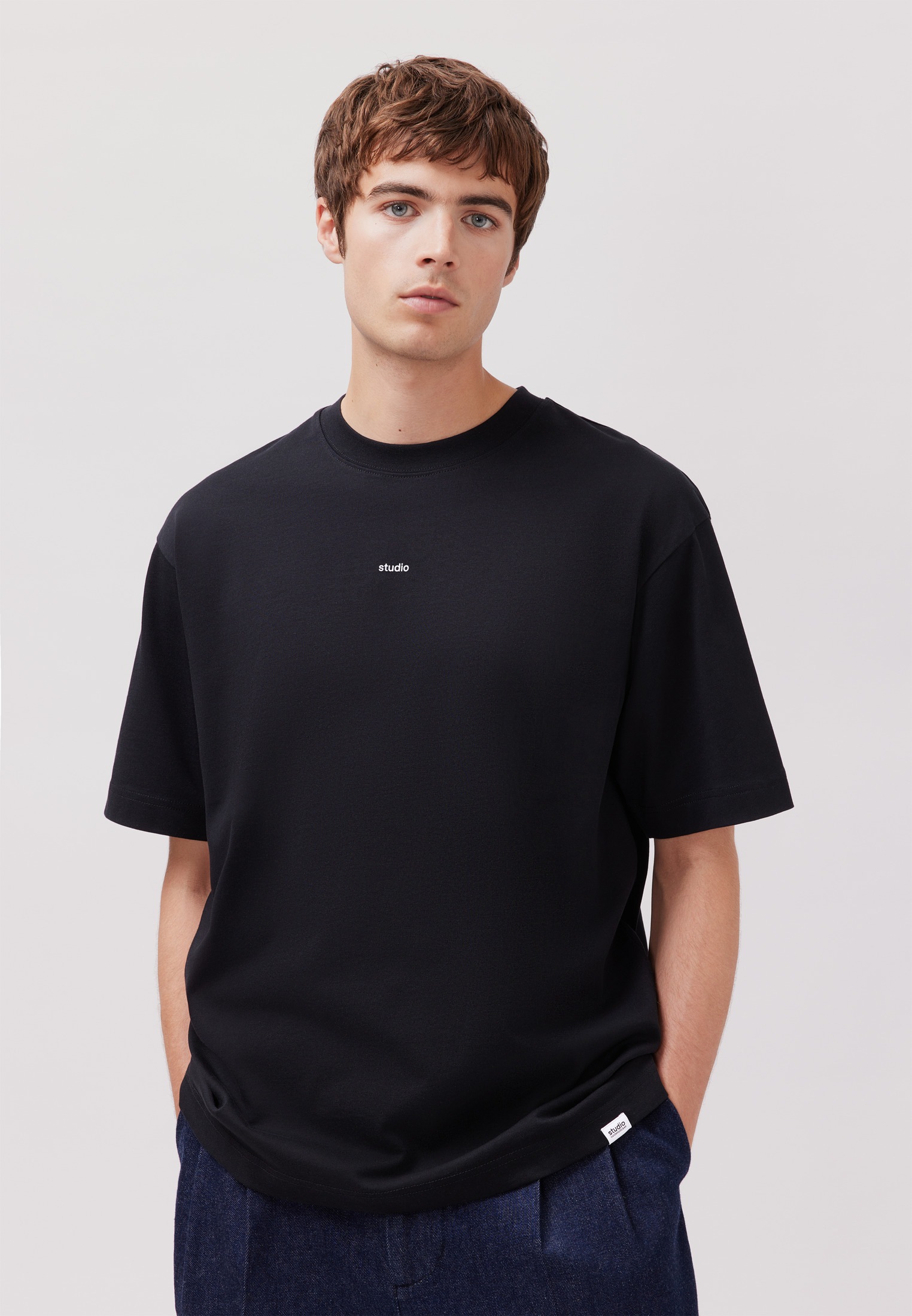 studio seidensticker T-shirt »Studio« 1/2 Rundhals Uni