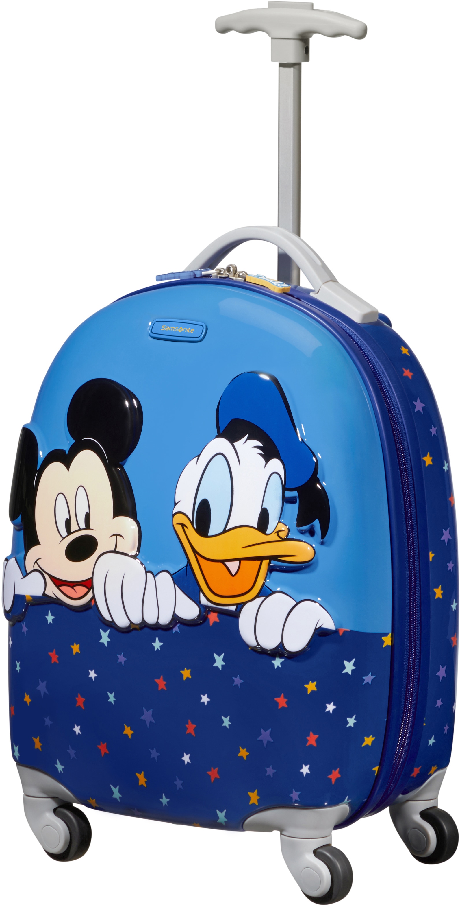 Samsonite Kinderkoffer »Disney Ultimate 2.0, 46 cm, Mickey & Donald«, 4 St. Rollen, Kinderreisekoffer Handgepäck Reisekoffer Trolley