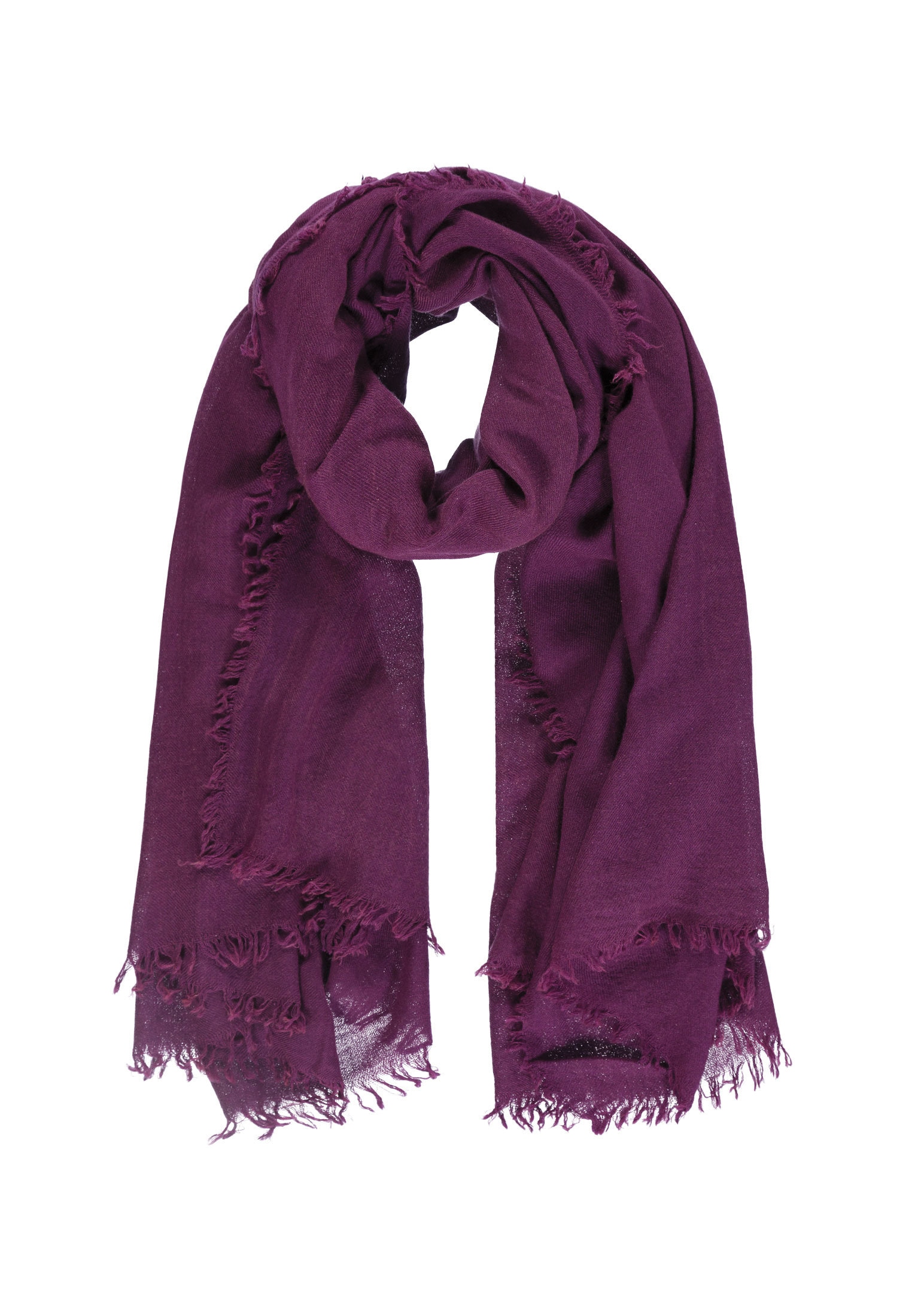 Schal aus Wolle- Seidemischung