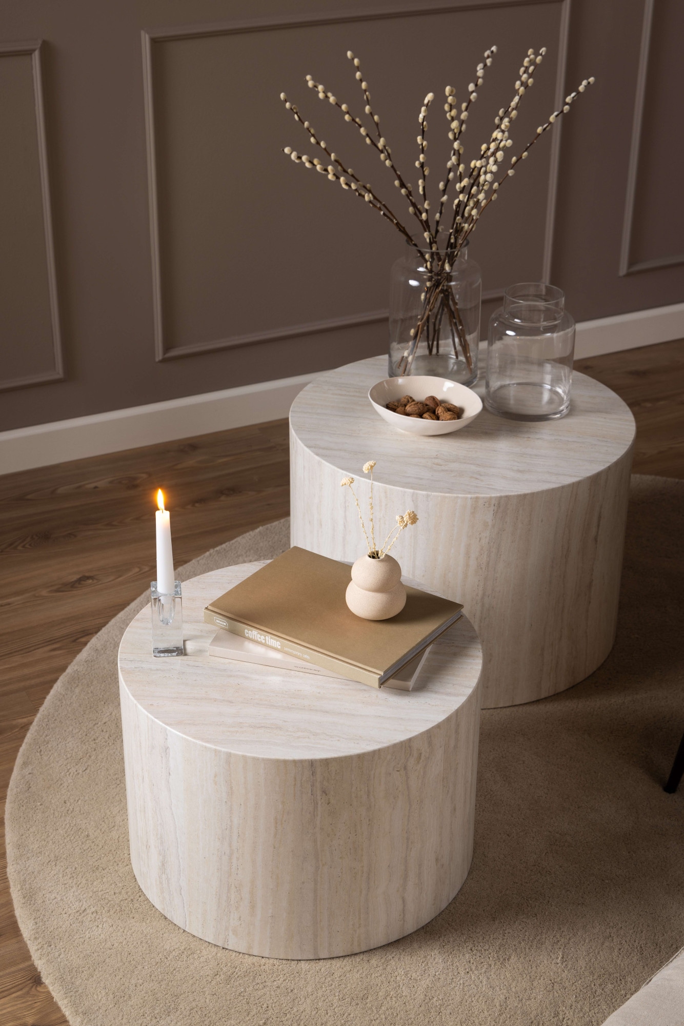 ACTONA GROUP Couchtisch »Dice 2er Set - Steinoptik, modern & stilvoll, skandinavisches Design« Couchtisch, Beistelltisch,  OTTOs Choice, Pflegeleichter Beistelltisch, vielseitig, robust
