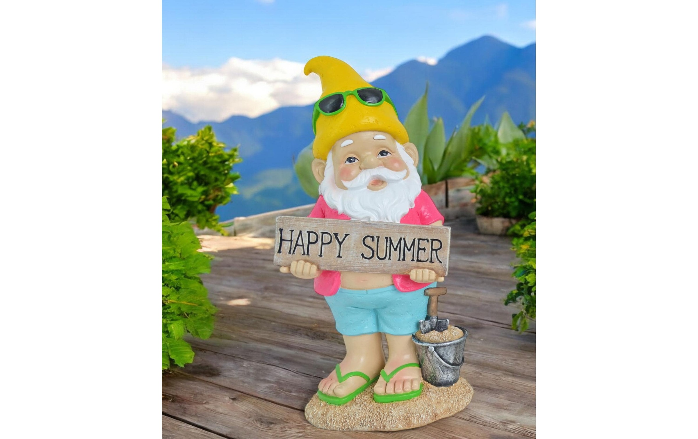 Dekofigur »Dameco Gartenzwerg Beach Summer«