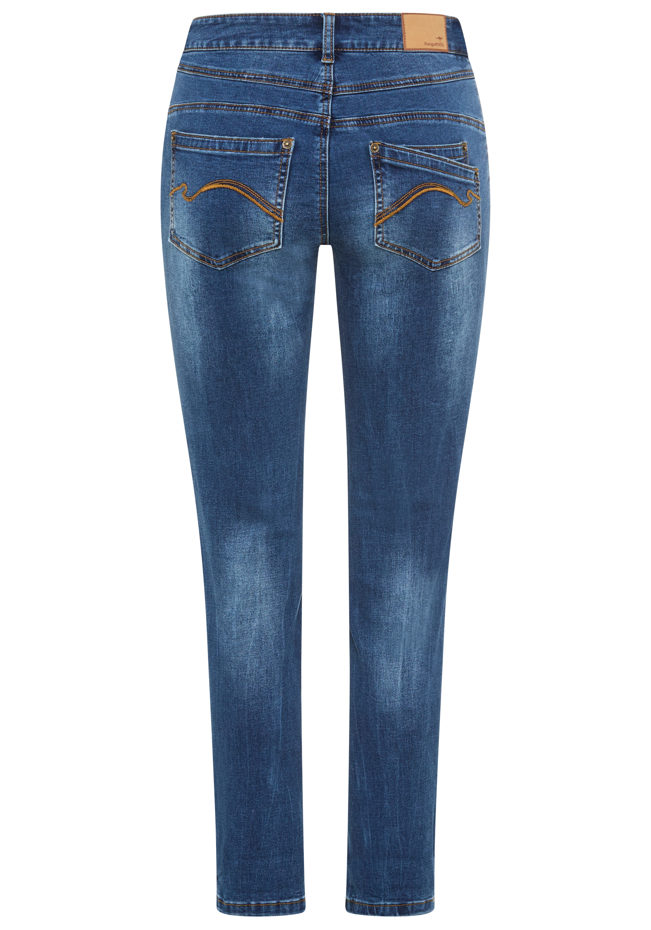 KangaROOS Jeans Relax-fit »RELAX-FIT HIGH WAIST« knöchelfreie Schnittform,  krempelbare Beinabschlüsse