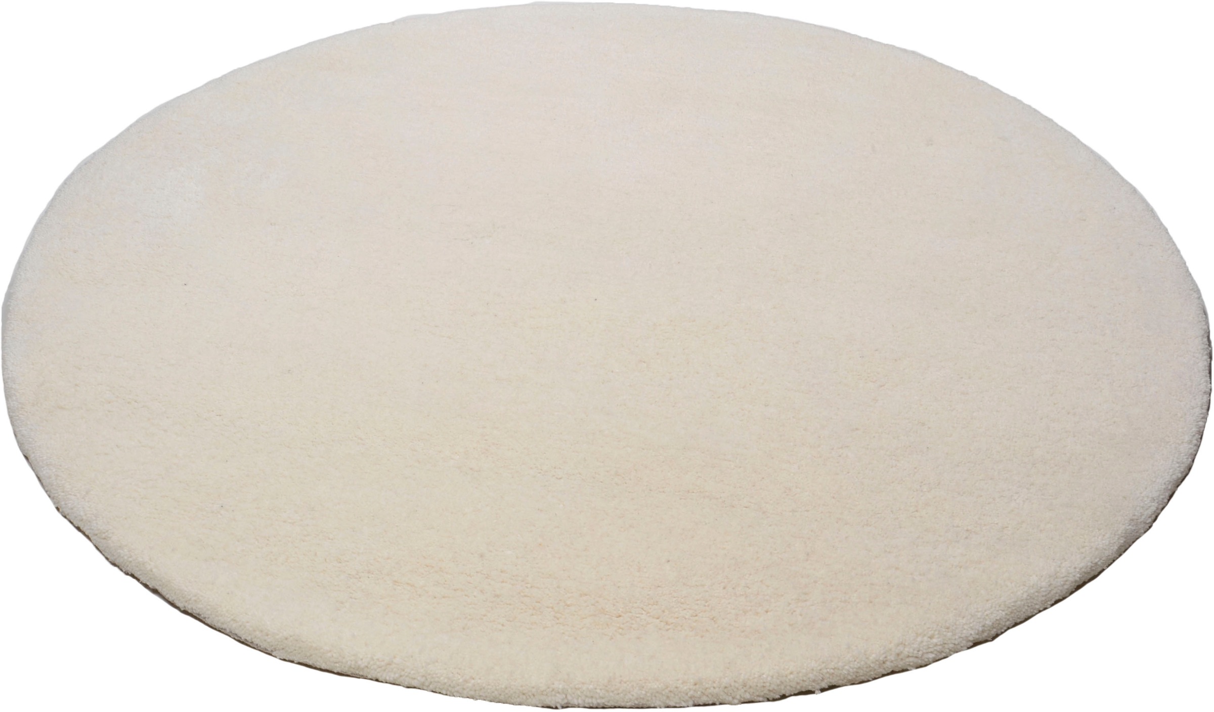Image of THEKO Wollteppich »Maloronga Uni«, rund, 24 mm Höhe, echter Berber Teppich, reine Wolle, handgeknüpft, ideal im Wohnzimmer & Schlafzimmer bei Ackermann Versand Schweiz