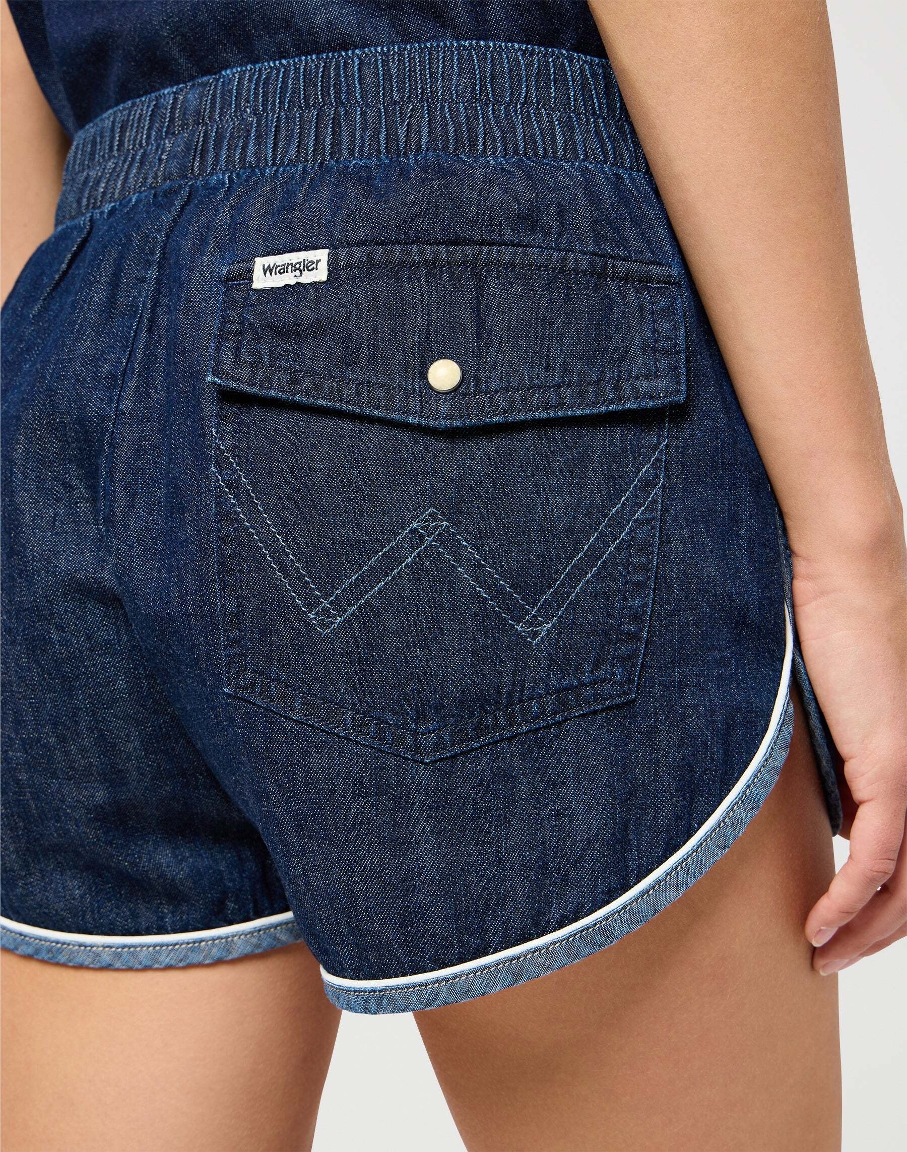 Wrangler Relax-fit-Jeans »Wrangler Jeansshorts Piped Short«