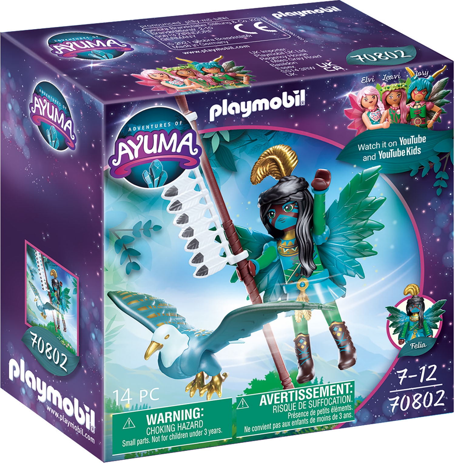 Image of Playmobil® Konstruktions-Spielset »Knight Fairy mit Seelentier (70802), Adventures of Ayuma«, (14 St.), Made in Germany bei Ackermann Versand Schweiz