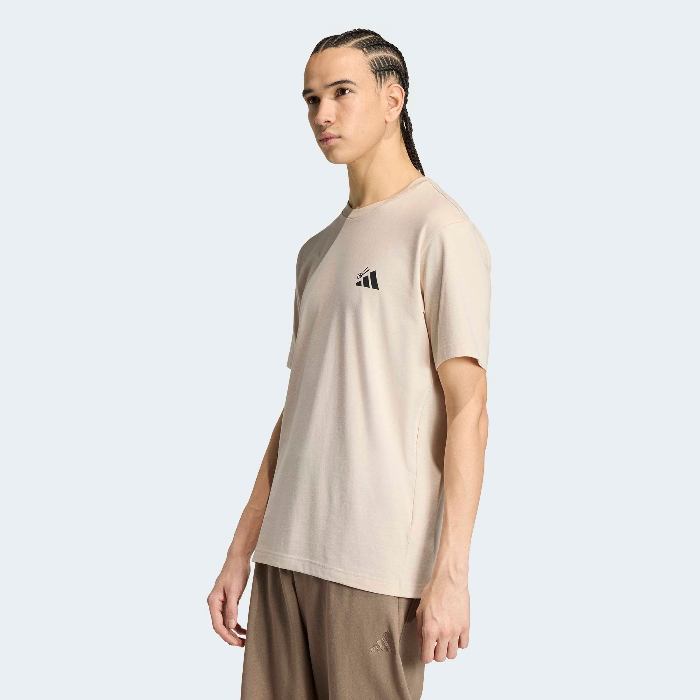 Image of adidas Sportswear T-Shirt "SUSHI GRAFIK" aus Baumwolle, für Erwachsene, mit Basic-Design