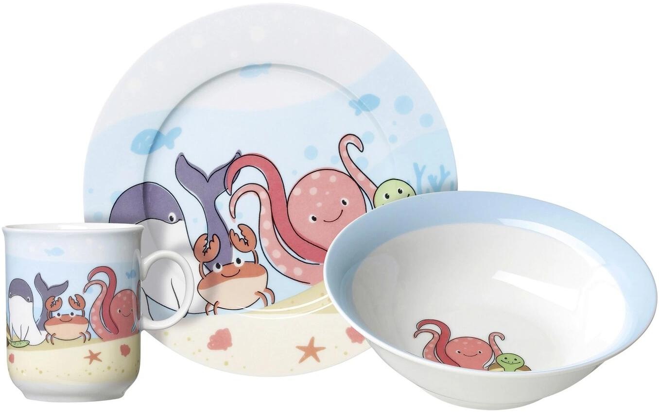 Image of Ritzenhoff & Breker Kindergeschirr-Set "Unterwasserwelt 3-teilig"