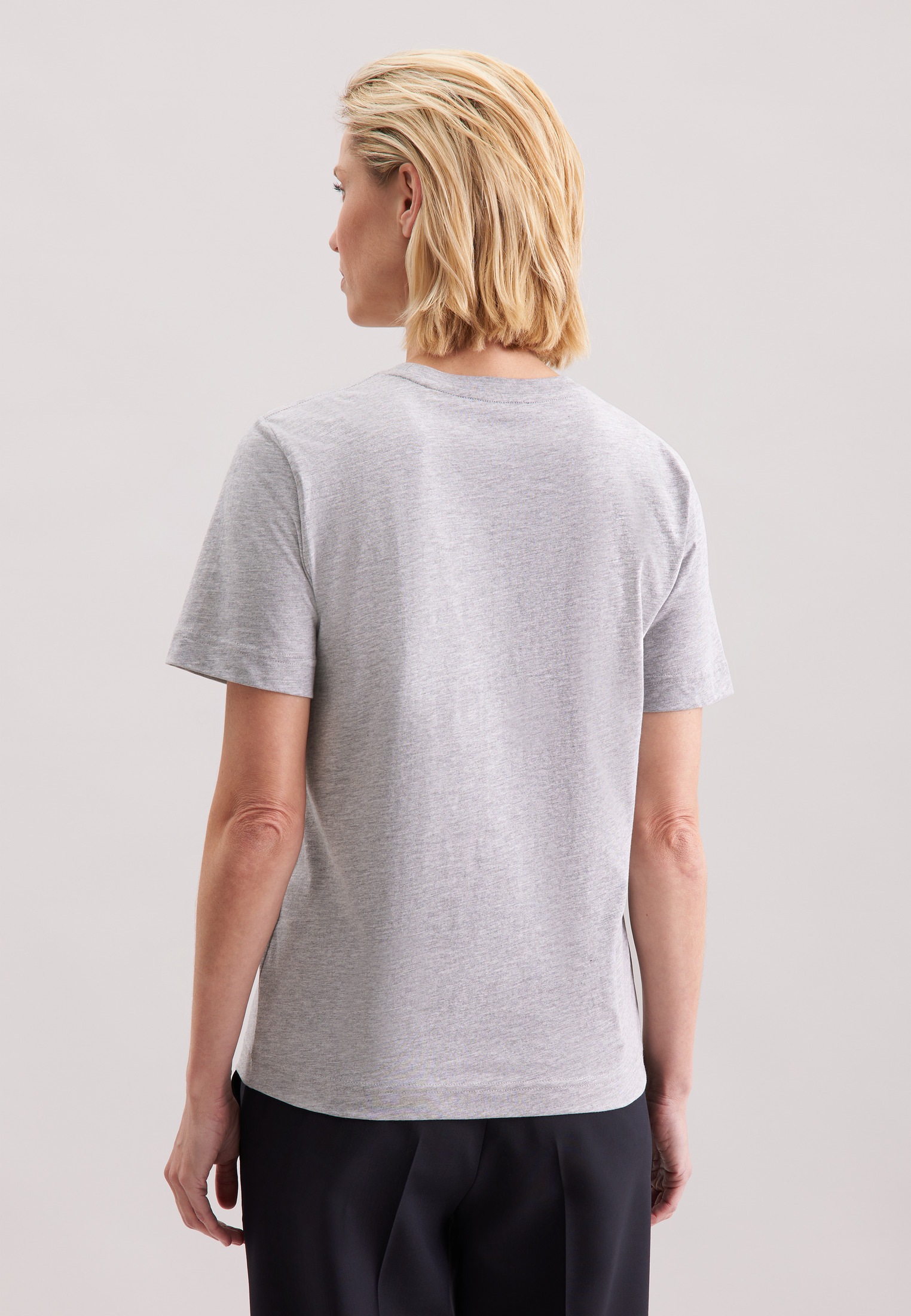 seidensticker T-Shirt, 1/2 Rundhals Uni
