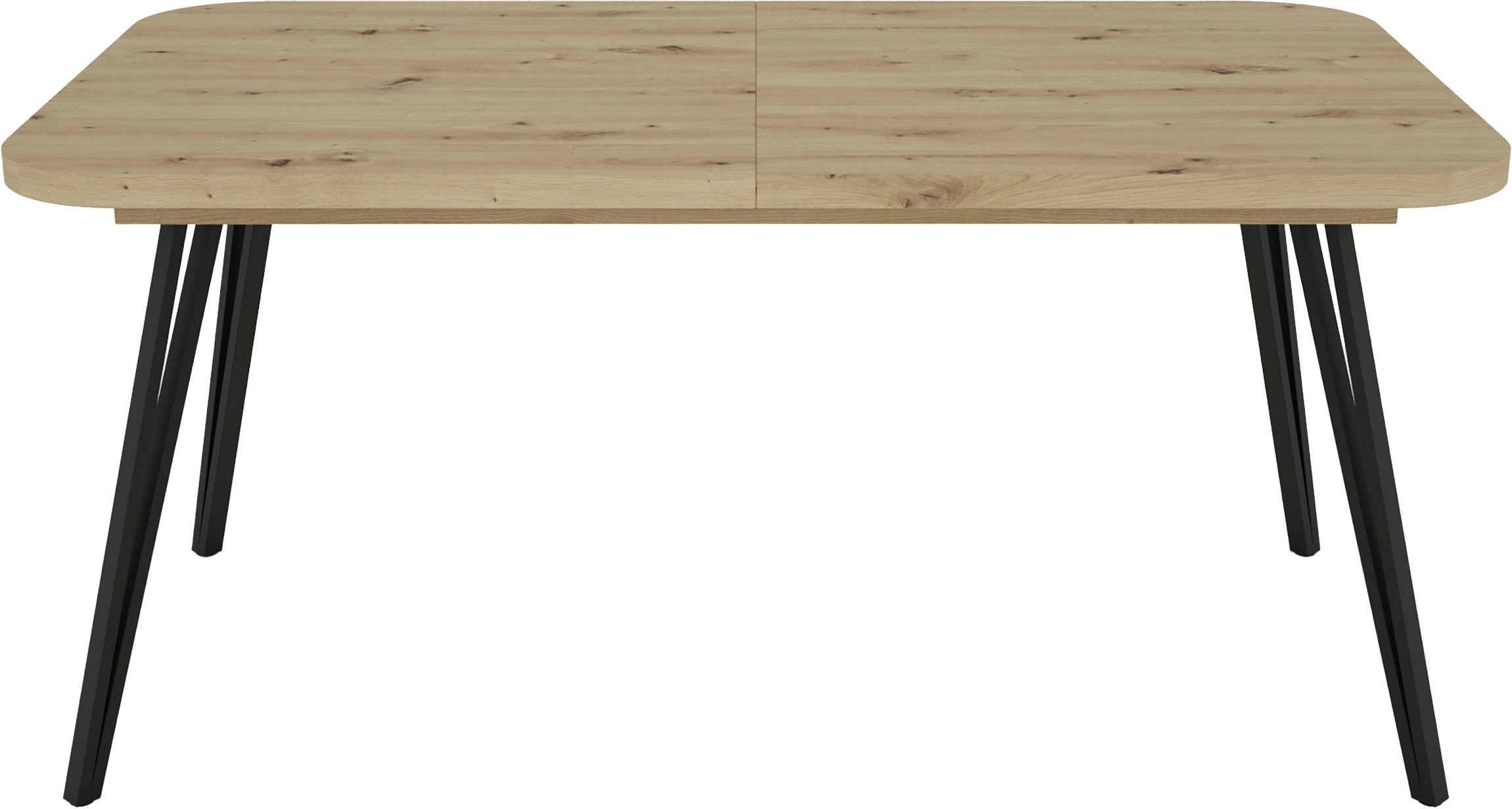 Image of byLIVING Kulissentisch "Life" 1 Stk. tlg. mit Synchronauszug, ausziehbar von 160 auf 240 cm, Artisan Eiche