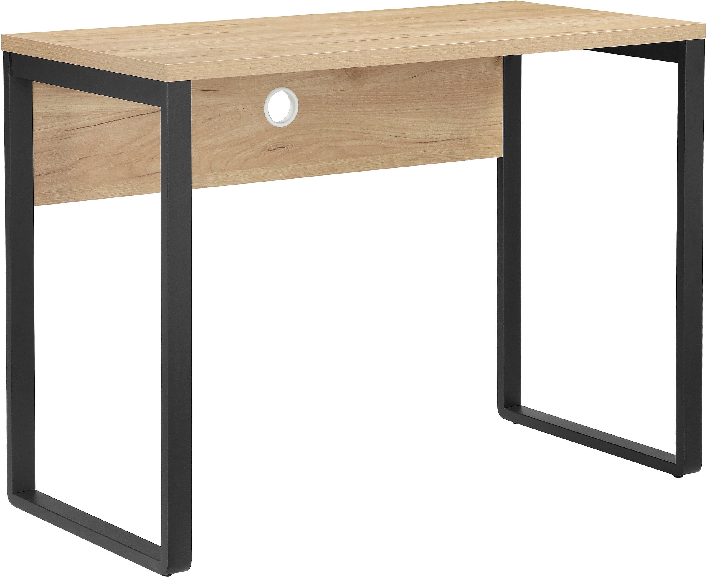 Image of GOODproduct Schreibtisch "Moid" Computertisch, Kabeldurchlass, Metallkufen, Breite 100 cm