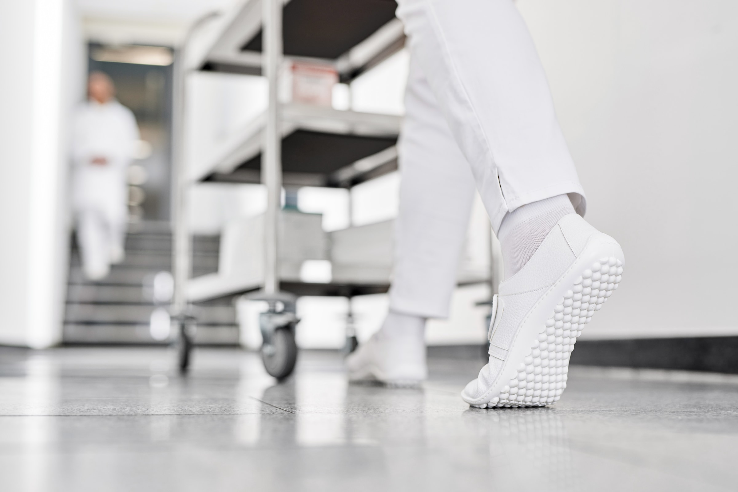 Leguano Barfussschuh »Berufsschuh CARE«, Klettschuh, Freizeitschuh, Bequemschuh mit Klettverschluss