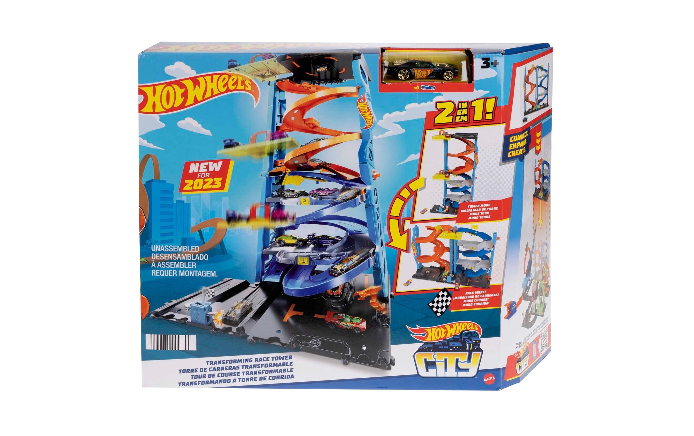 Hot Wheels Spielzeug-Auto »City Hot Wheels City Transforming Race Tower«
