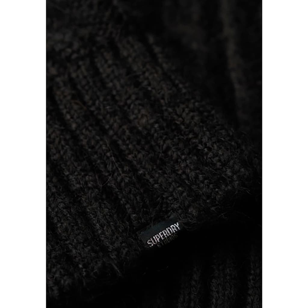 Superdry Strickkleid »CABLE MOCK NECK JUMPER DRESS«