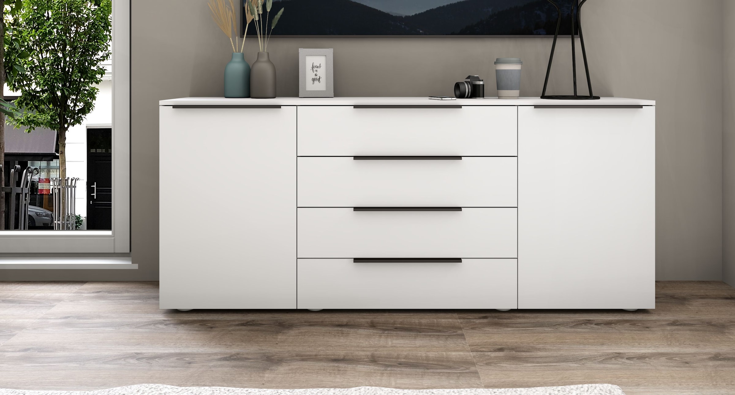 borchardt Möbel Sideboard »Tom«, Breite 166 cm