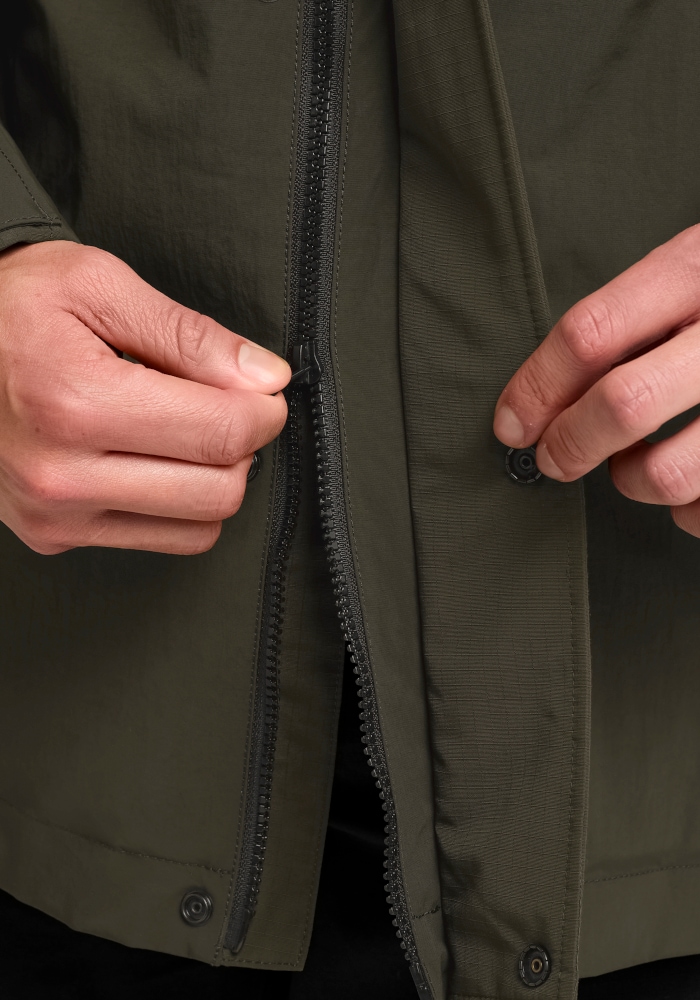 Jack Wolfskin Veste d'hiver »GLACIER SHIELD JKT M« avec capuche imperméable, coupe-vent, respirant, avec cinq poches