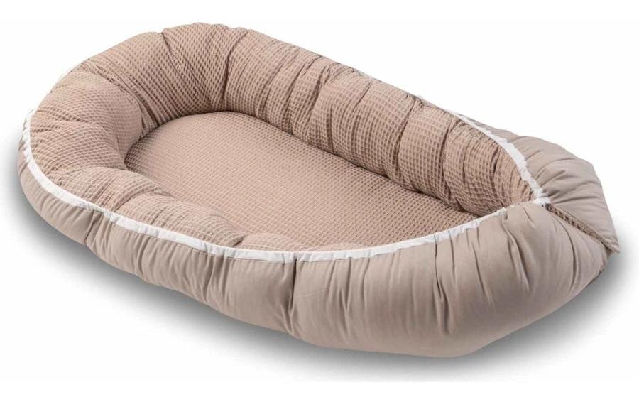 Image of ULLENBOOM Bettnestchen "Babynest Waffel Uni"