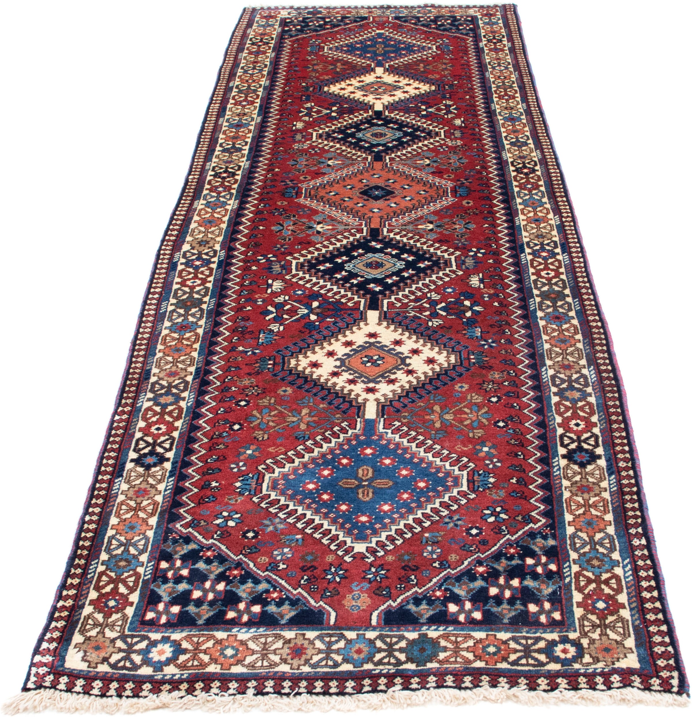 Image of morgenland Orientteppich »Perser - Nomadic - 295 x 80 cm - mehrfarbig«, rechteckig, 10 mm Höhe, Wohnzimmer, Handgeknüpft, Einzelstück mit Zertifikat bei Ackermann Versand Schweiz
