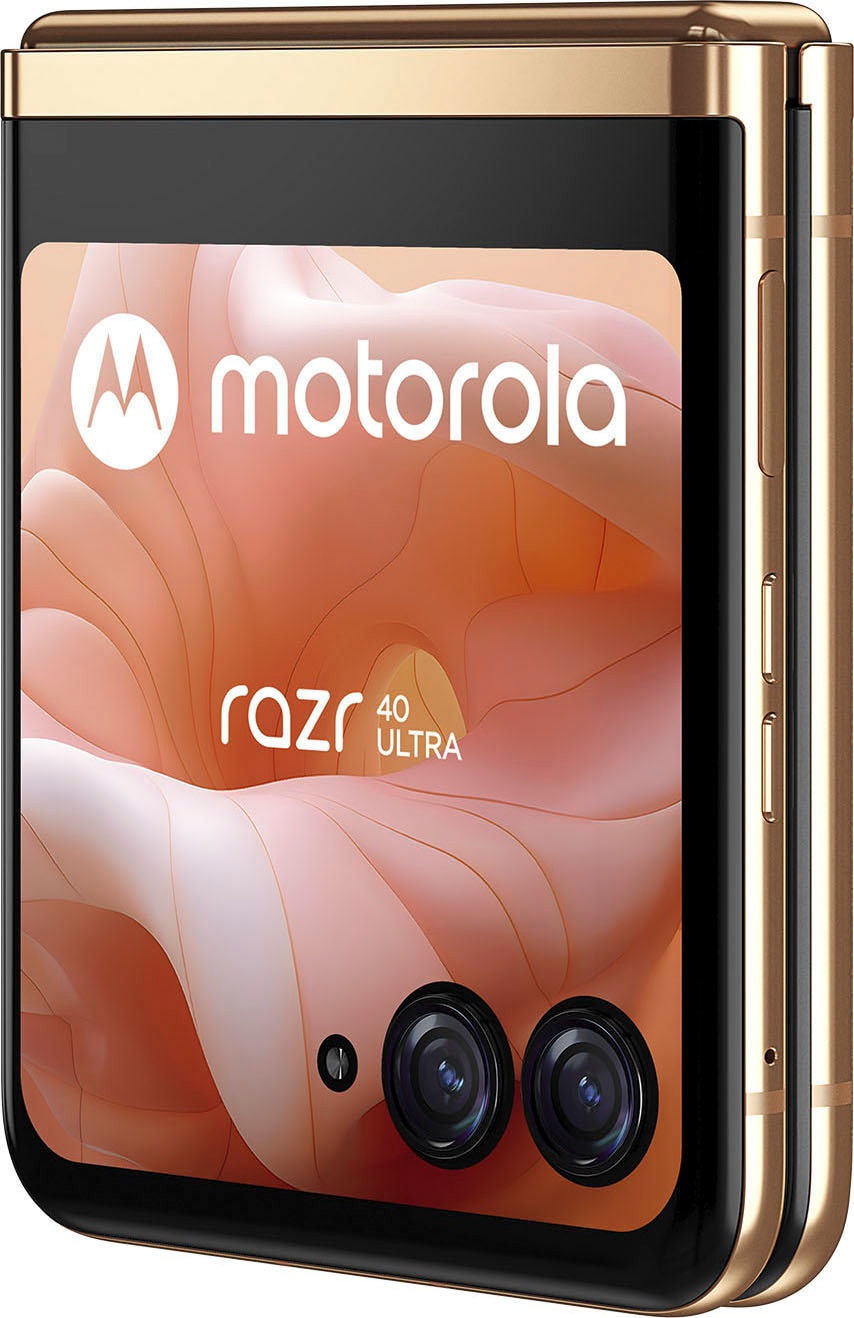Motorola Smartphone »Motorola razr40 ultra« Peach Fuzz