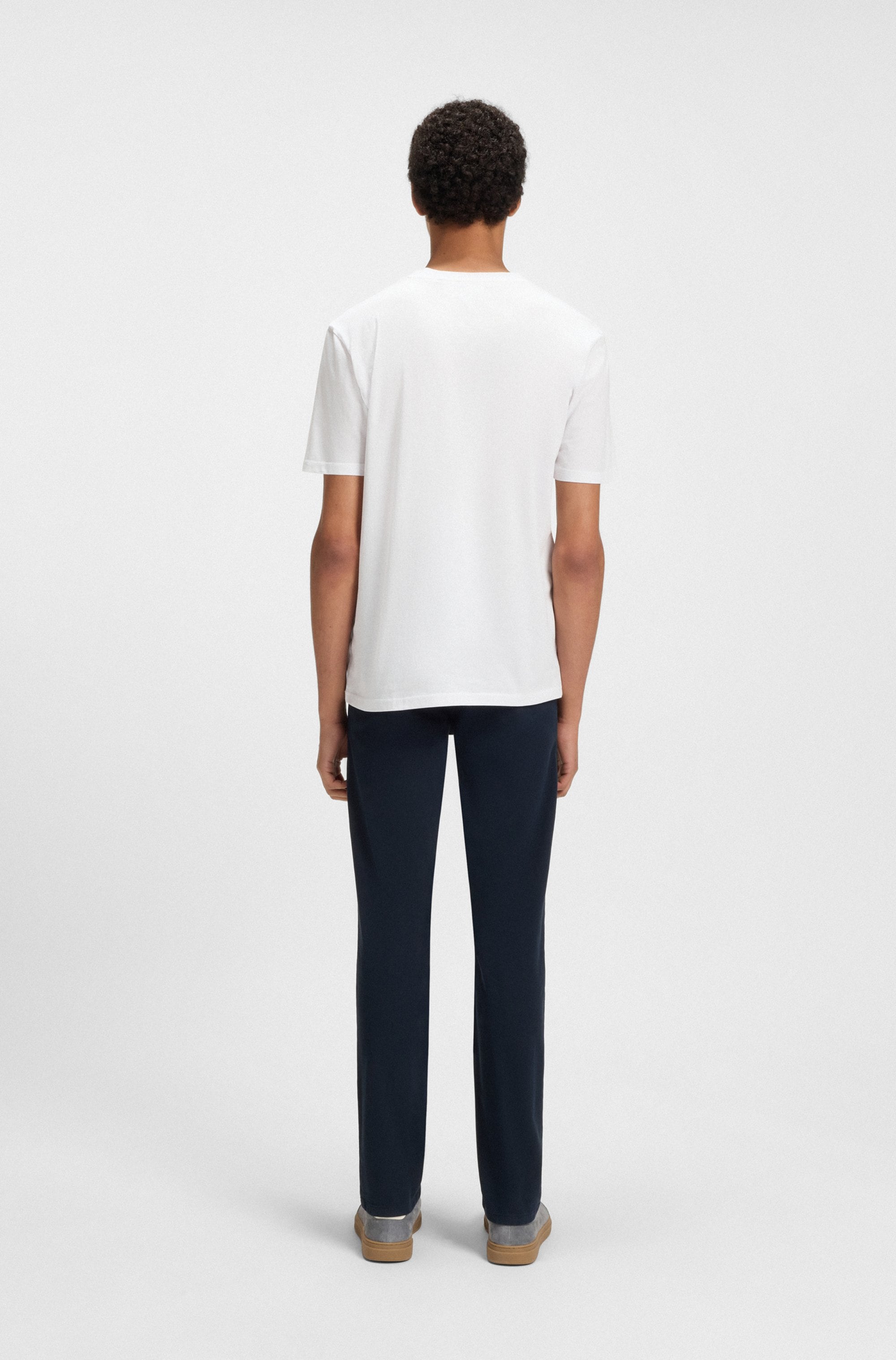 BOSS ORANGE T-Shirt »Thinking«, mit grossem BOSS Druck auf der Brust