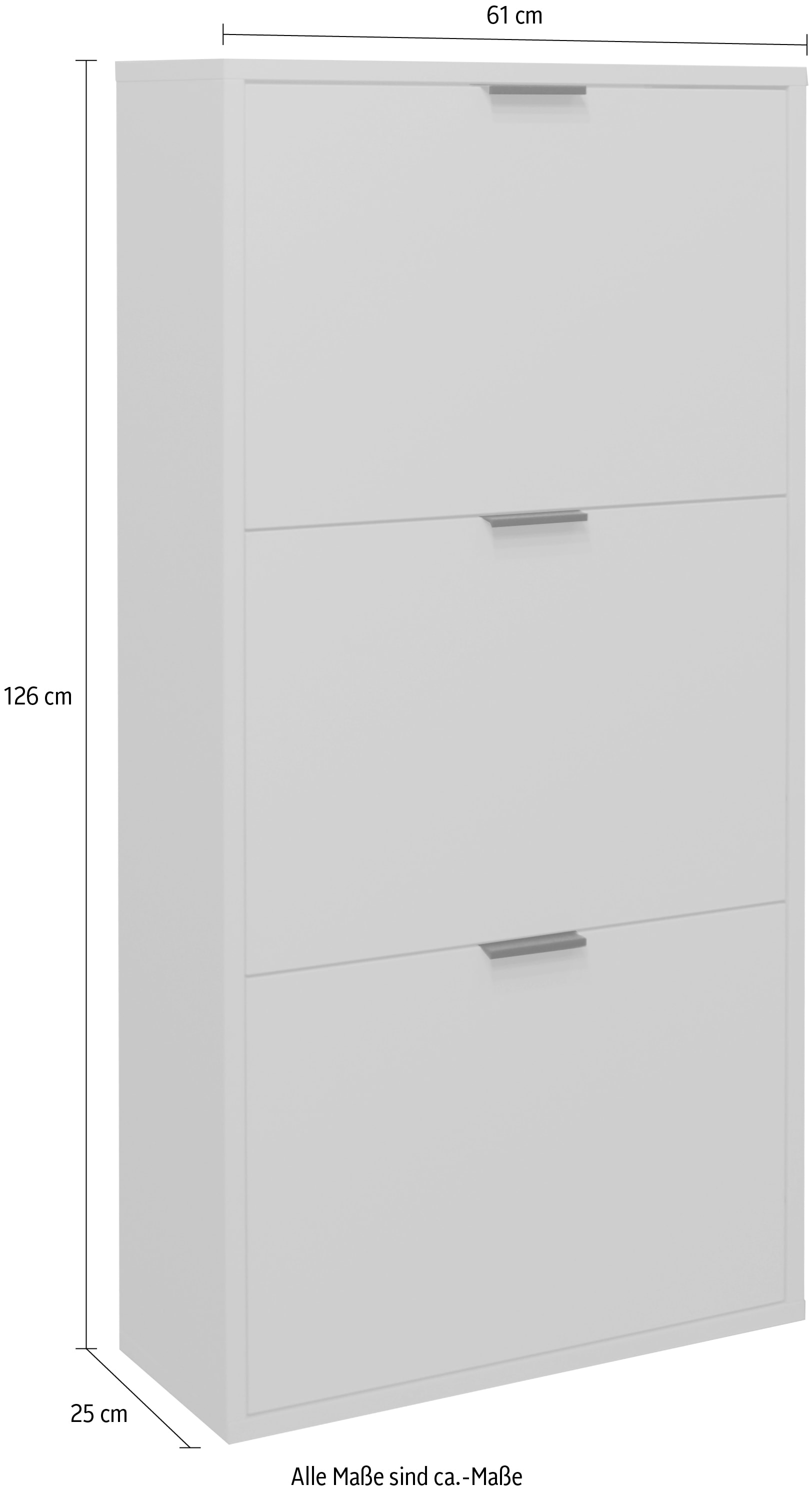 Mäusbacher Schuhschrank »Bonnie TOPSELLER!«, (OTTOs Choice), Schuhschrank mit 3 Klappen