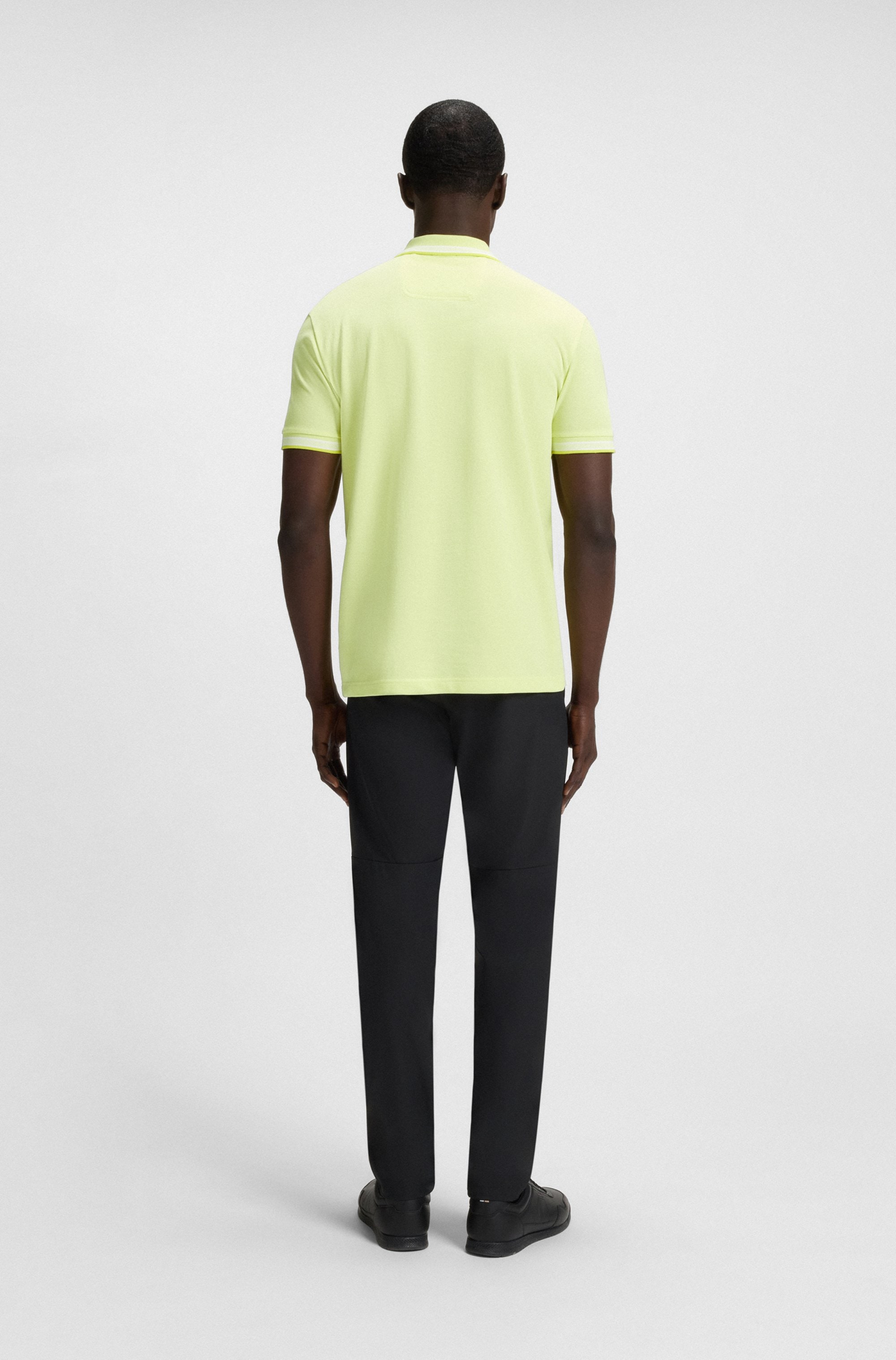 BOSS GREEN Poloshirt »Paddy« mit kontrastfarbenen Streifen am Kragen