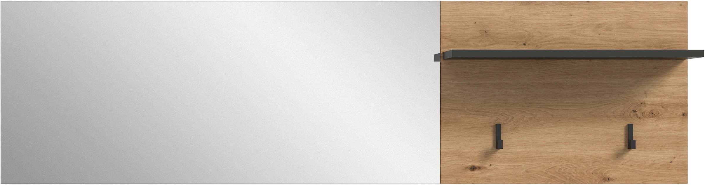 Image of Home affaire Garderobenpaneel "REHAT, TOPSELLER, Breite 150 cm, Hutablage, 2 Haken, Spiegel" in verschiedenen Ausführungen, Paneel, Wandboard, Garderobe, Garderobenleiste, Garderobenboard