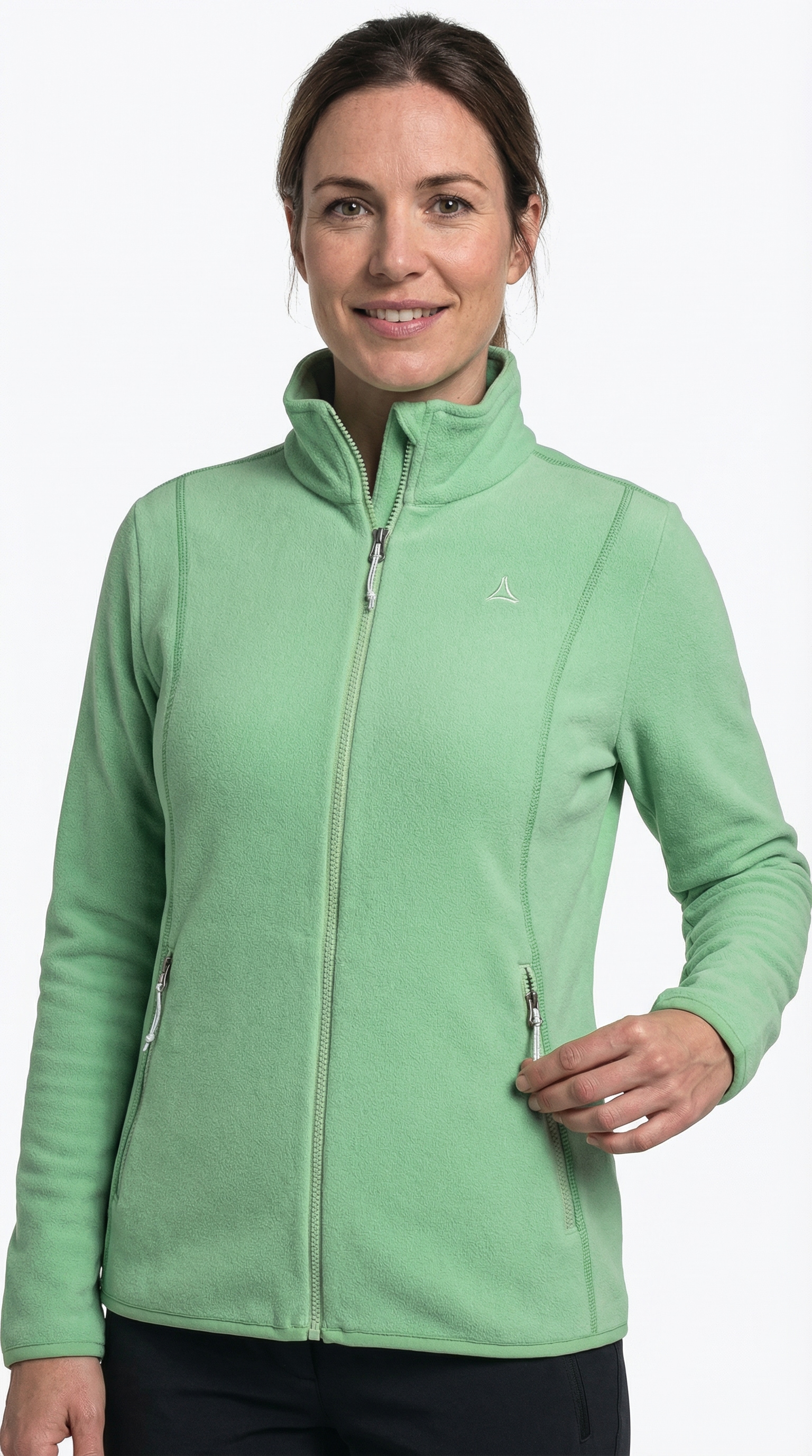 Schöffel Veste polaire »Fleece Jk Style Ash WMS« sportlicher Stil mit Logostickerei, wärmendes Material