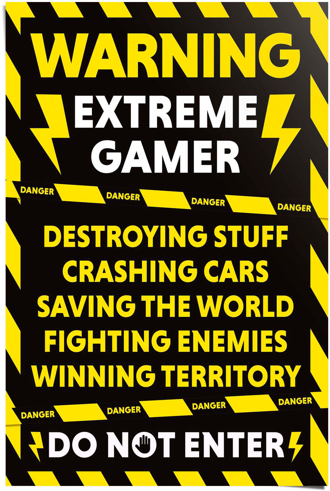 Poster »Gamer at Work«