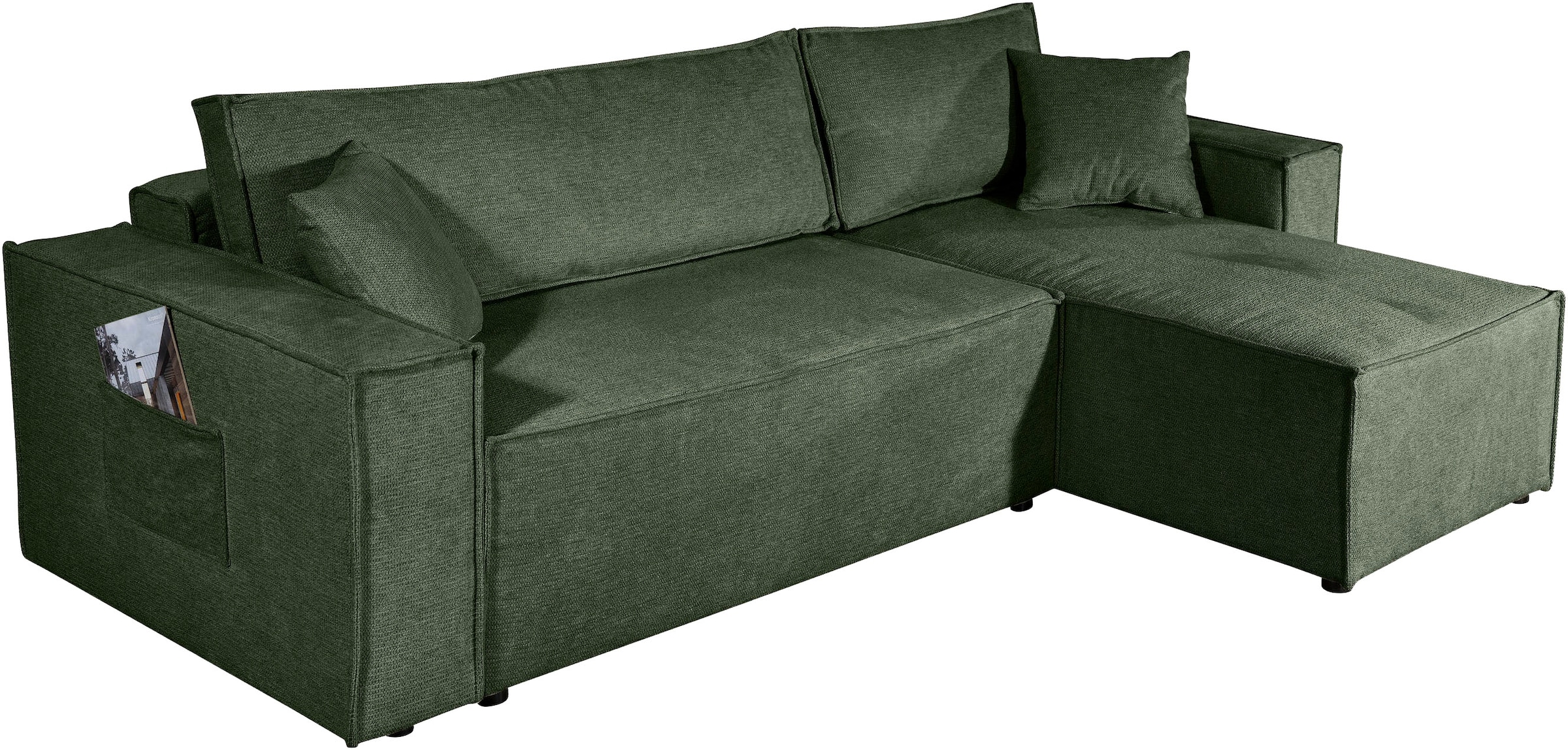 GOODproduct Ecksofa »CASSI L-Form, 241cm - OTTO. Verlässliche Qualität.« Schlaffunktion (133/200), Bettkasten, auch in Cord