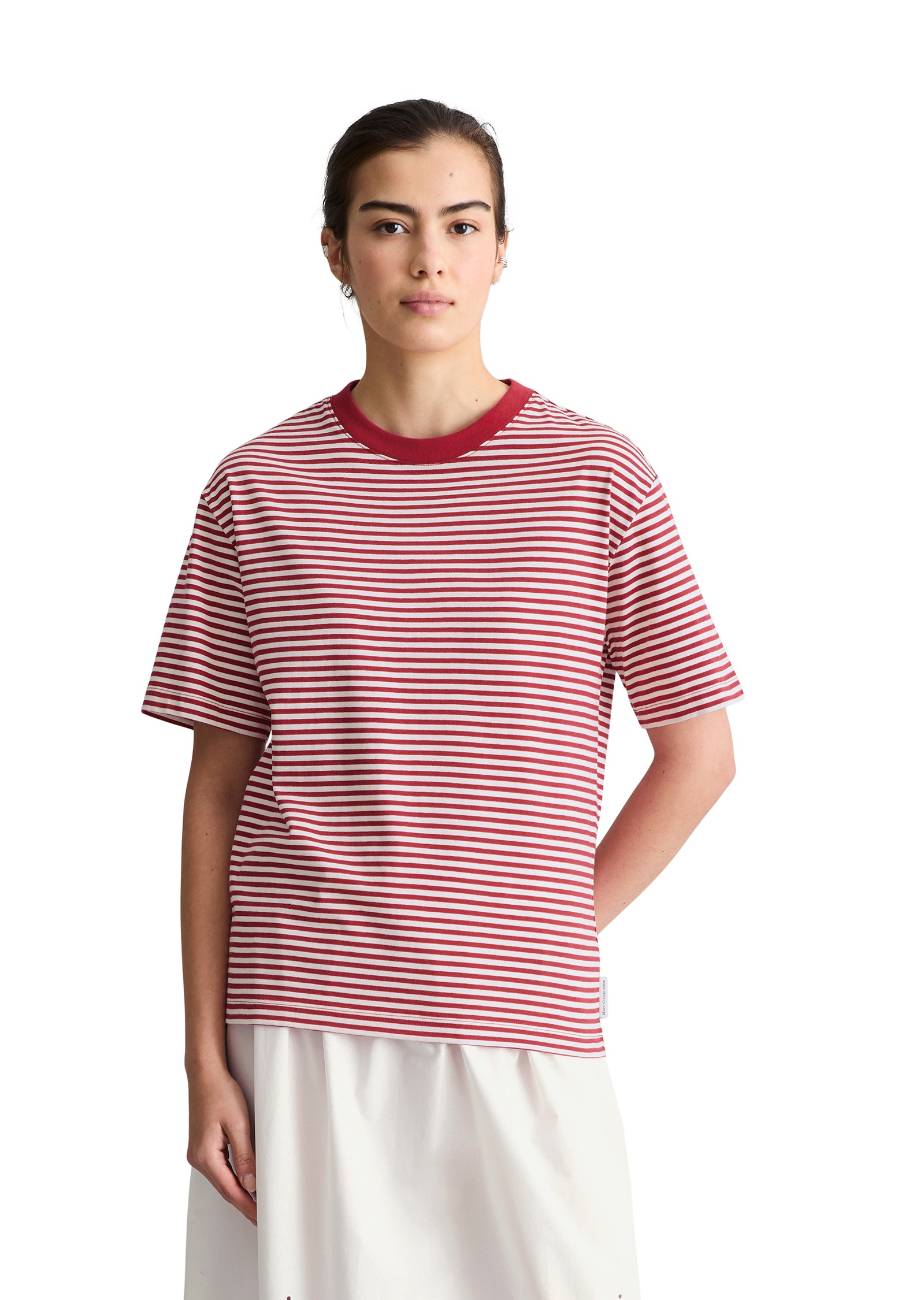 Image of Marc OPolo DENIM T-Shirt Streifen-T-Shirt regular aus Organic Cotton