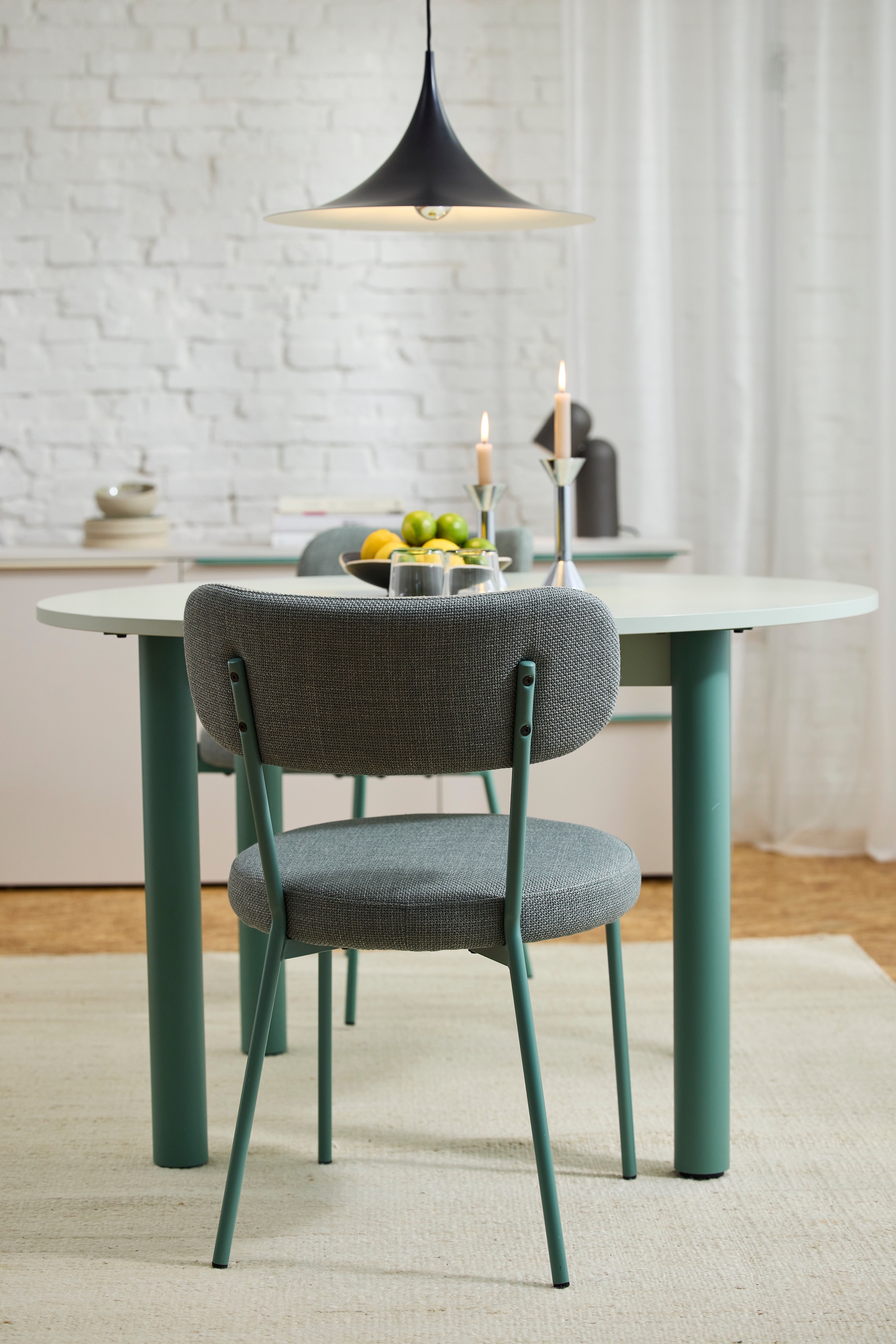 TOM TAILOR HOME 4-Fussstuhl »SOFT PAD CHAIR« (Set) 2 Stk.Esszimmerstuhl, 4-Fussgestell, mit Rückenausschnitt