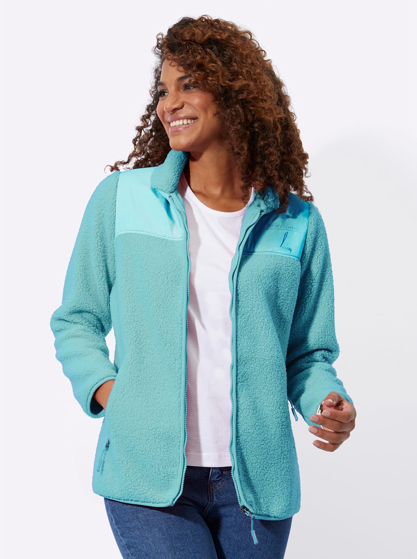 Casual Looks Langjacke ohne Kapuze