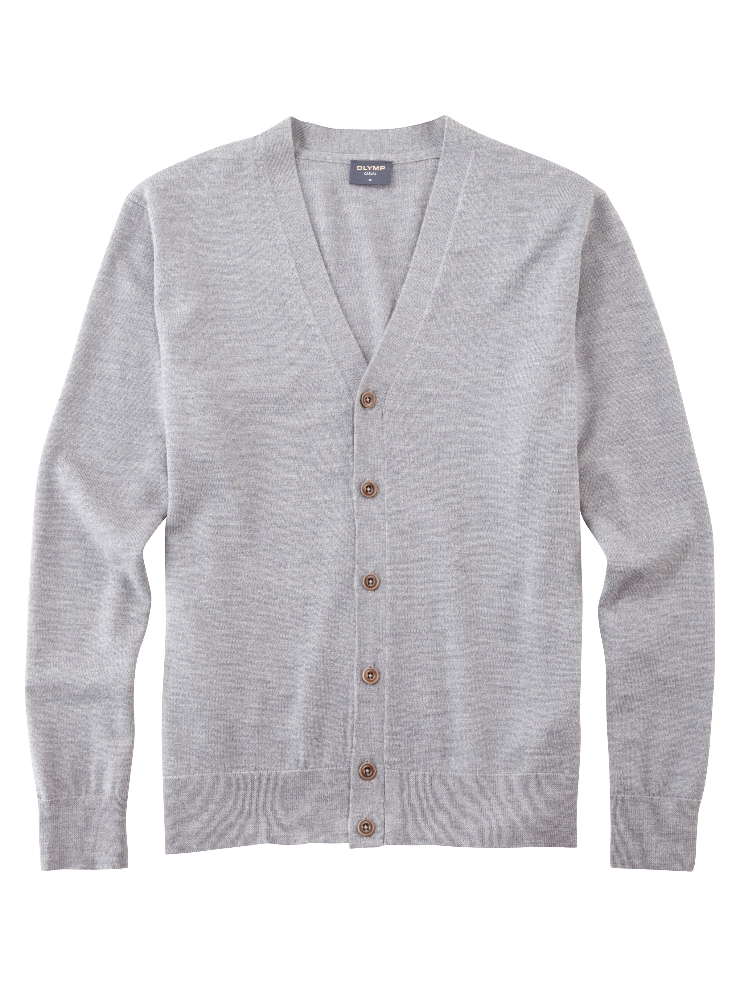 OLYMP Cardigan »Casual Strick« en laine mérinos douce