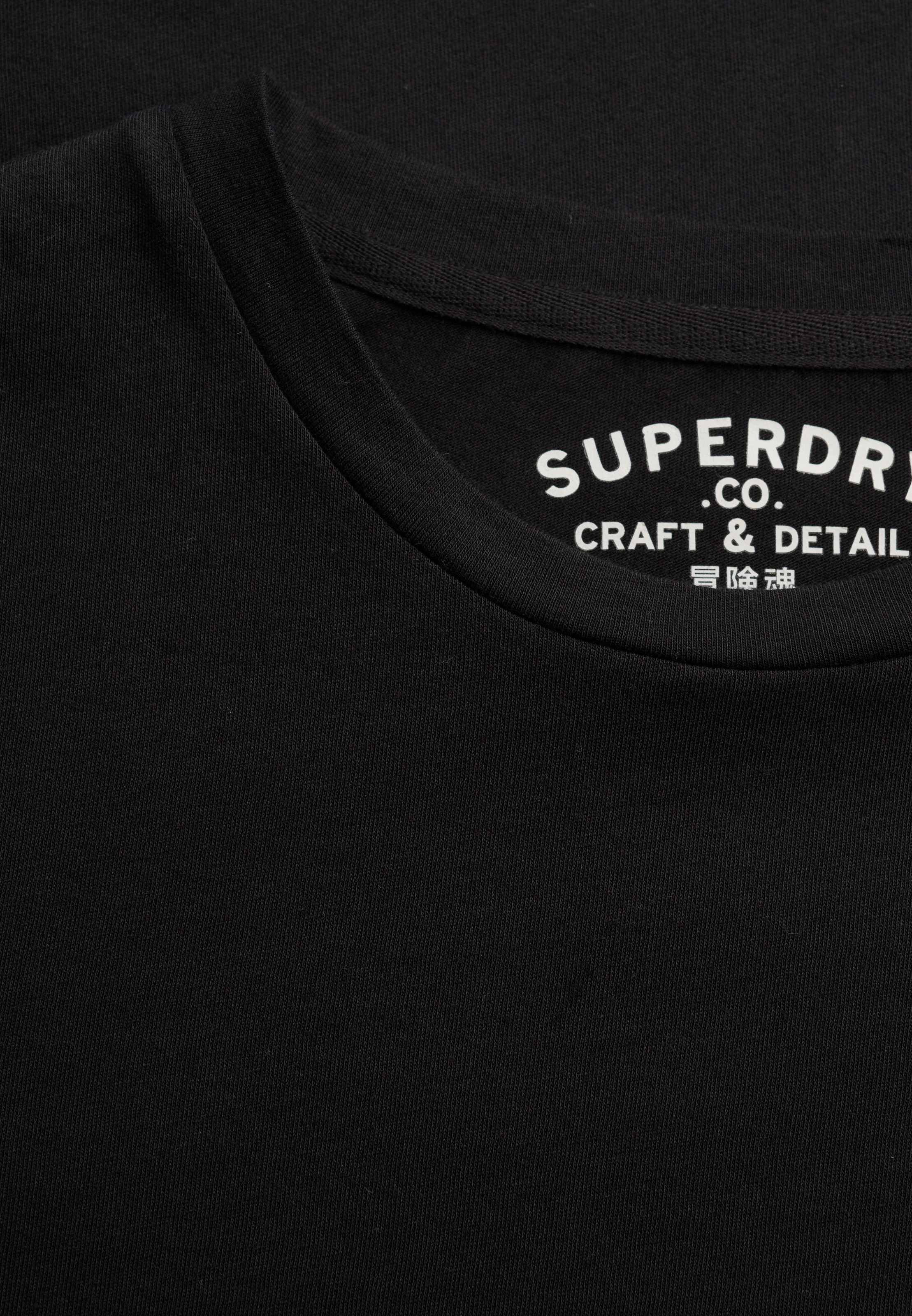 Superdry Langarmshirt »CLASSIC ESSENTIAL SDCO TOP« Baumwolle, relaxed fit