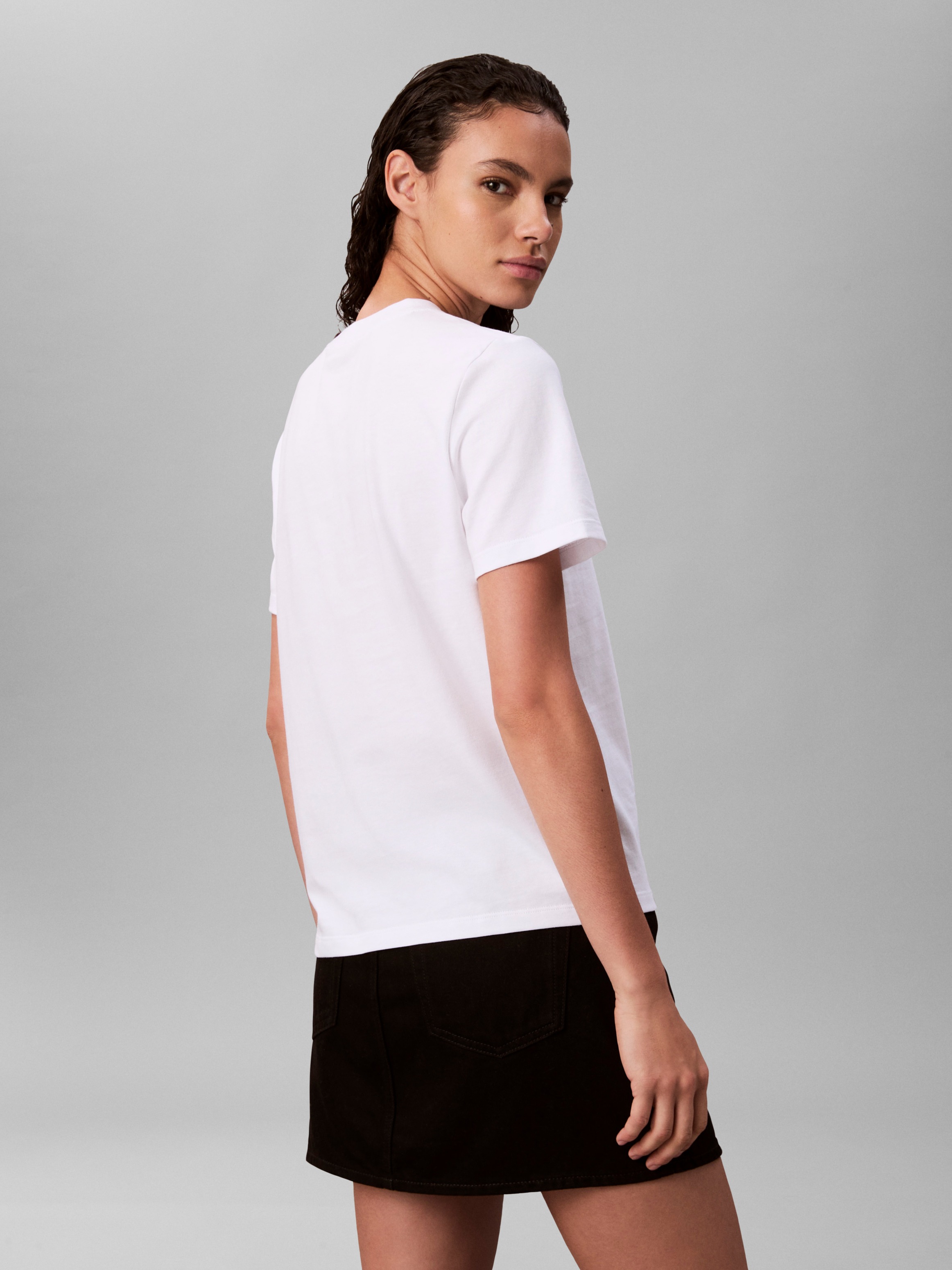 Calvin Klein Jeans T-Shirt »HERO SS CLASSIC MONOLOGO CNECK T« , Logoschriftzug