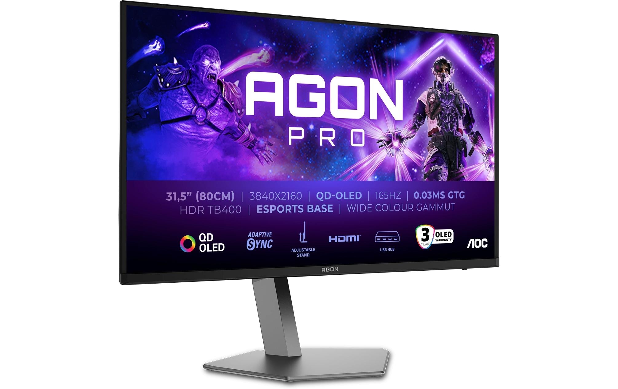 AOC Moniteur de jeu »AG326UD« 80,01 cm/31,5 ″  3840 x 2160 px 165 Hz