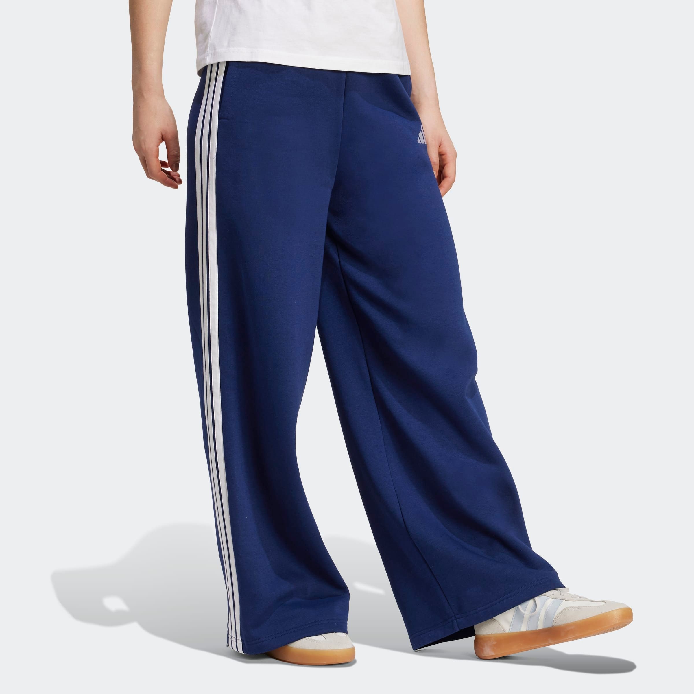 Image of adidas Sportswear Sporthose "ADIDAS 3-STREIFEN WIDE" weite Beinform, sportlicher Stil, ohne Verschluss